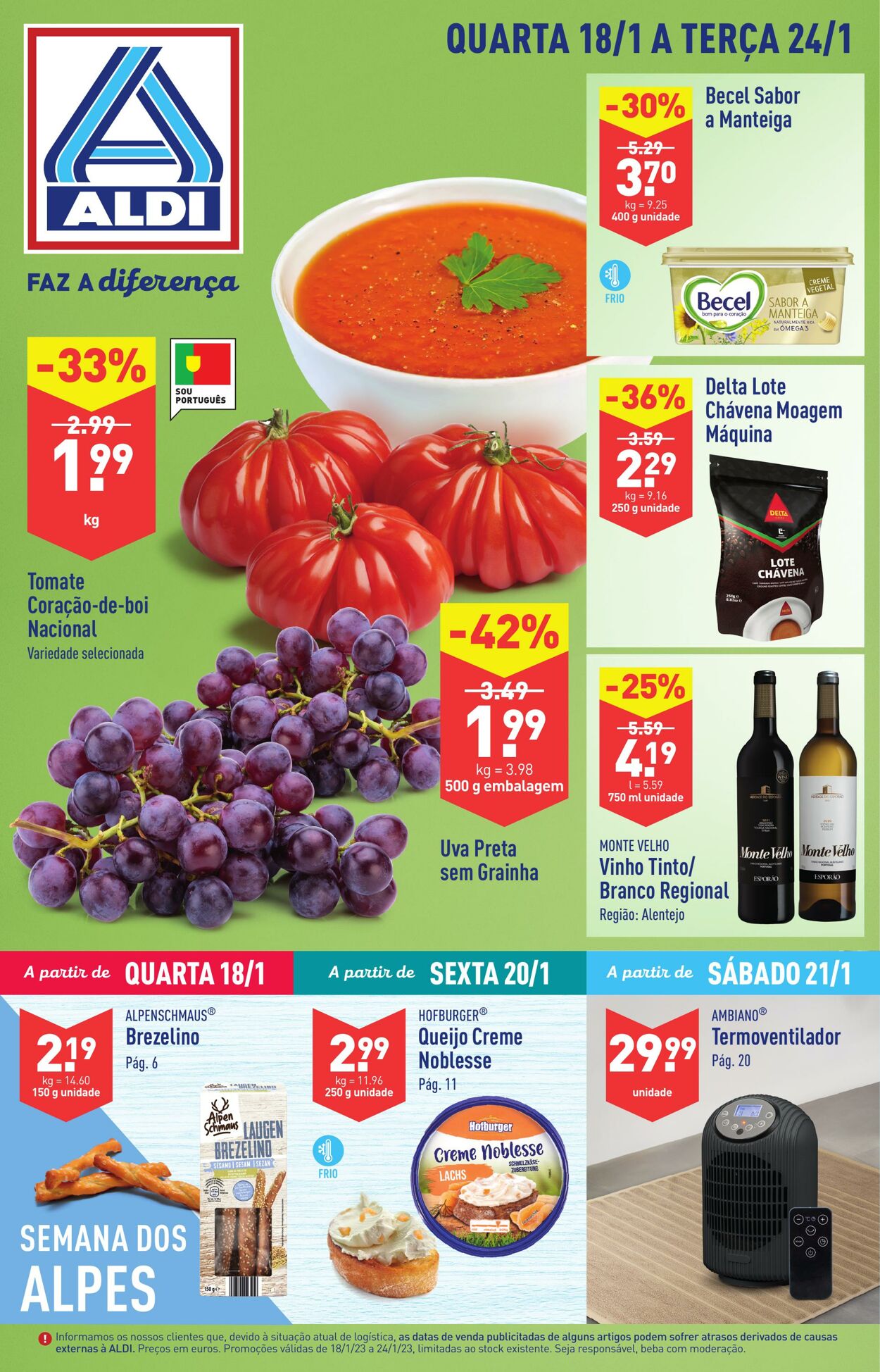 Folheto Aldi 18.01.2023 - 24.01.2023