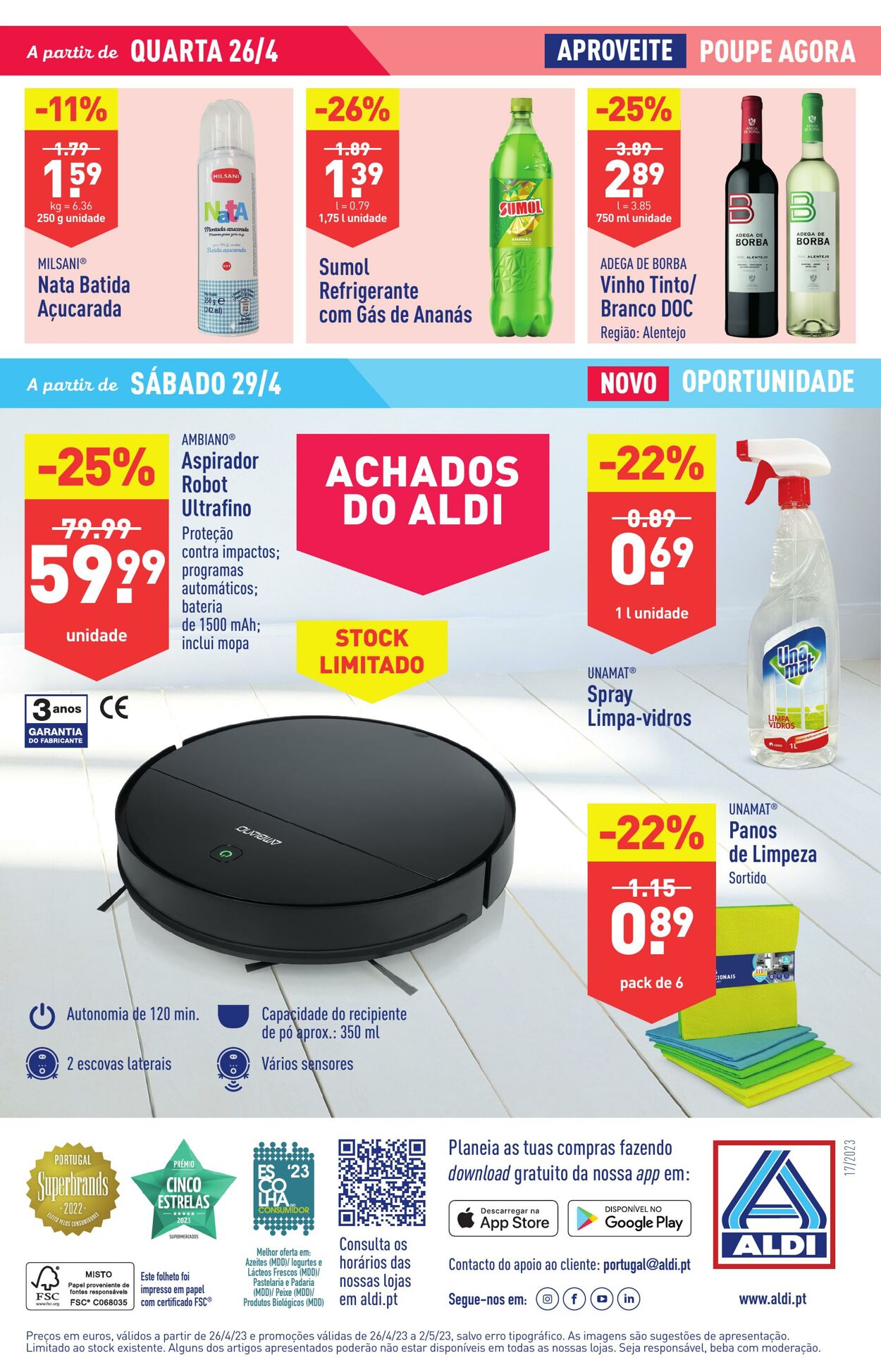 Folheto Aldi 26.04.2023 - 02.05.2023