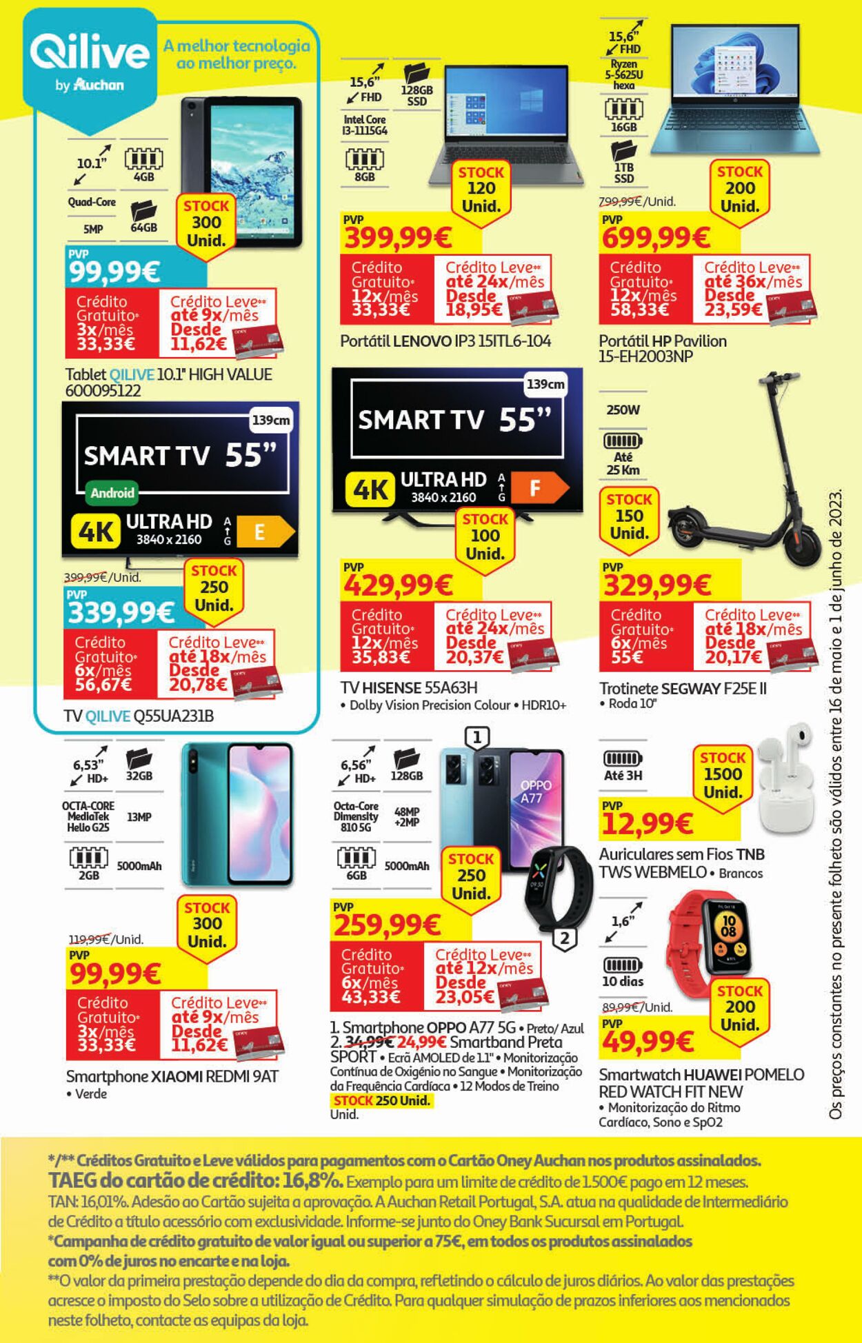 Folheto Auchan 16.05.2023 - 01.06.2023