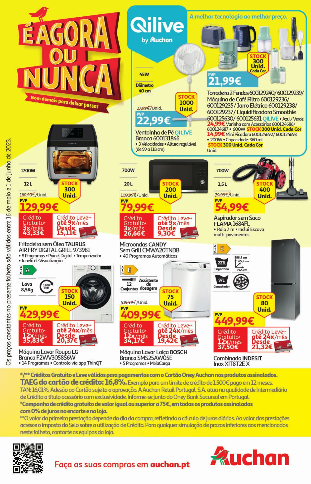 Folheto Auchan 16.05.2023 - 01.06.2023