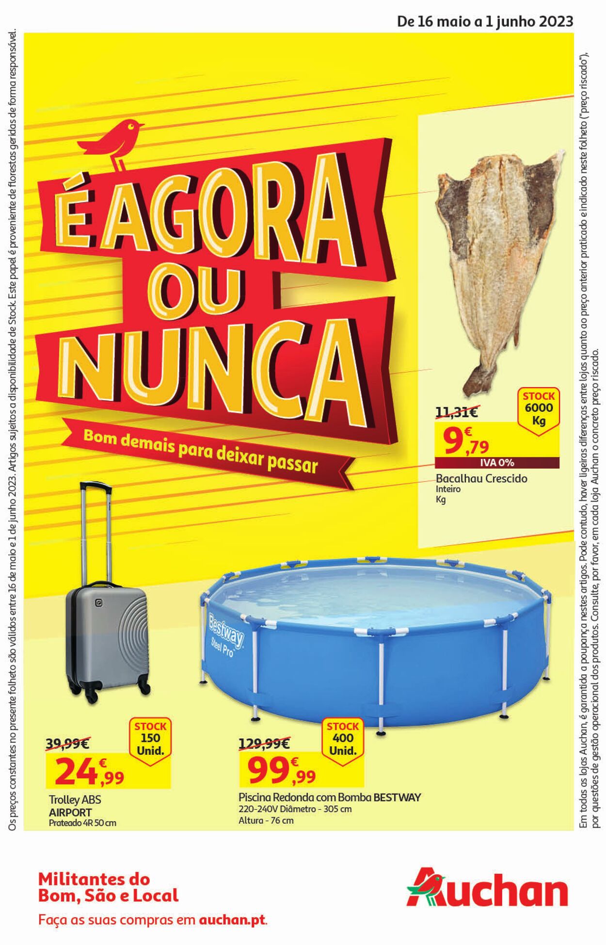 Folheto Auchan 16.05.2023 - 01.06.2023