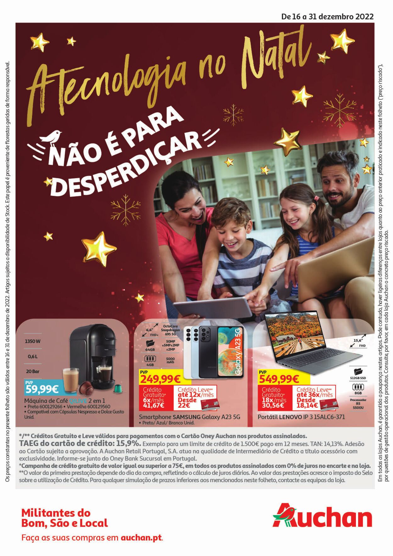 Folheto Auchan 16.12.2022 - 31.12.2022