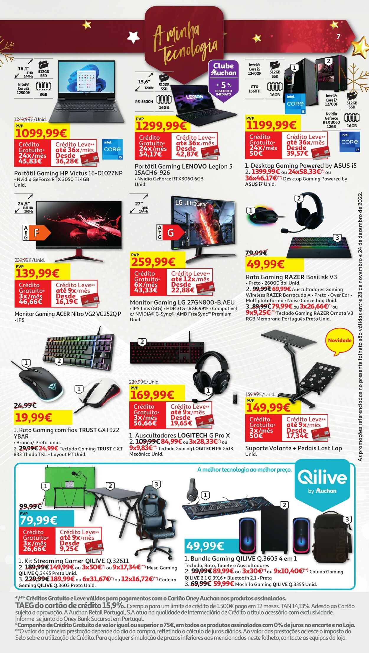 Folheto Auchan 28.11.2022 - 24.12.2022