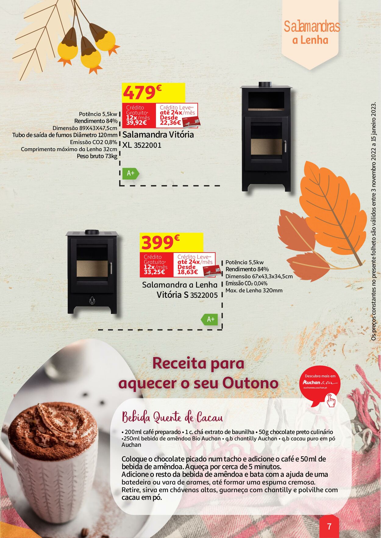 Folheto Auchan 03.11.2022 - 15.01.2023