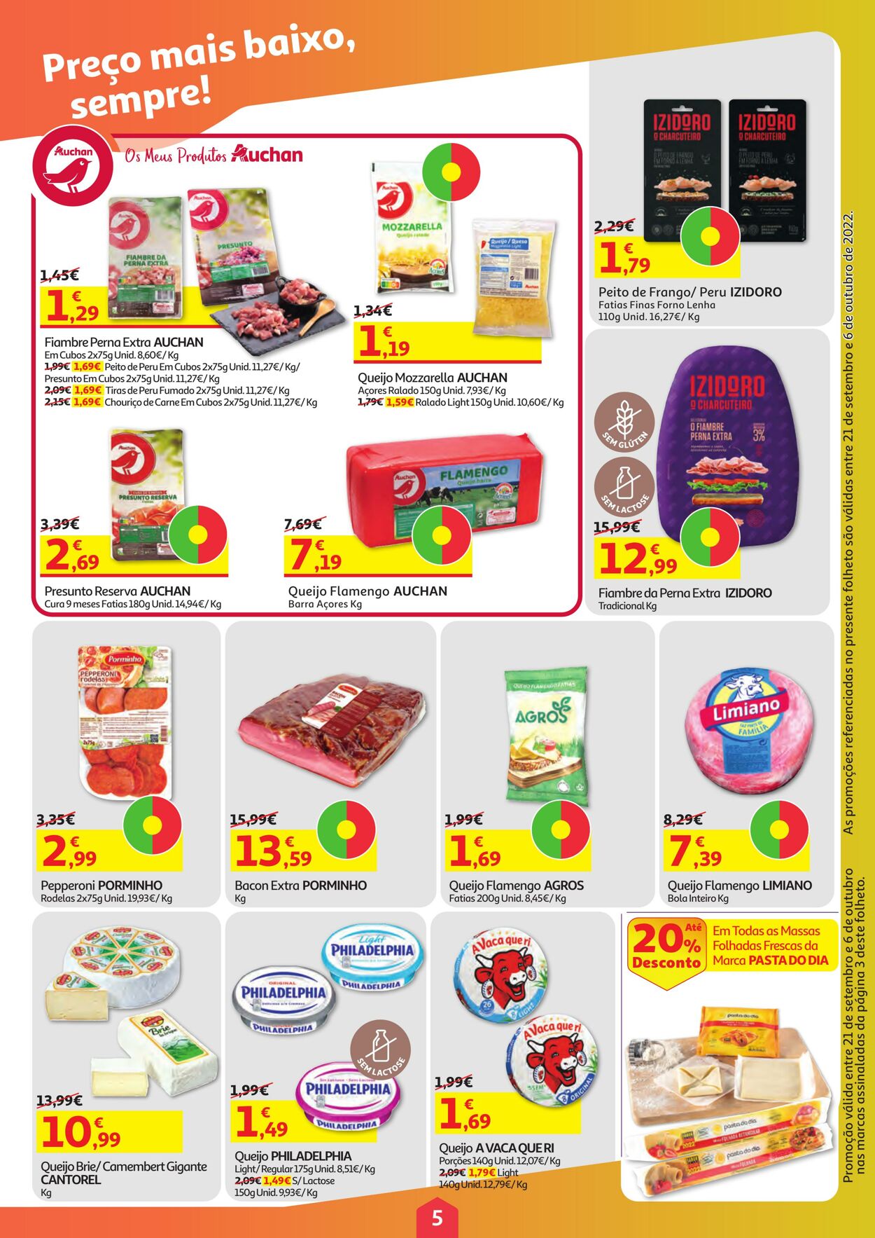 Folheto Auchan 21.09.2022 - 06.10.2022