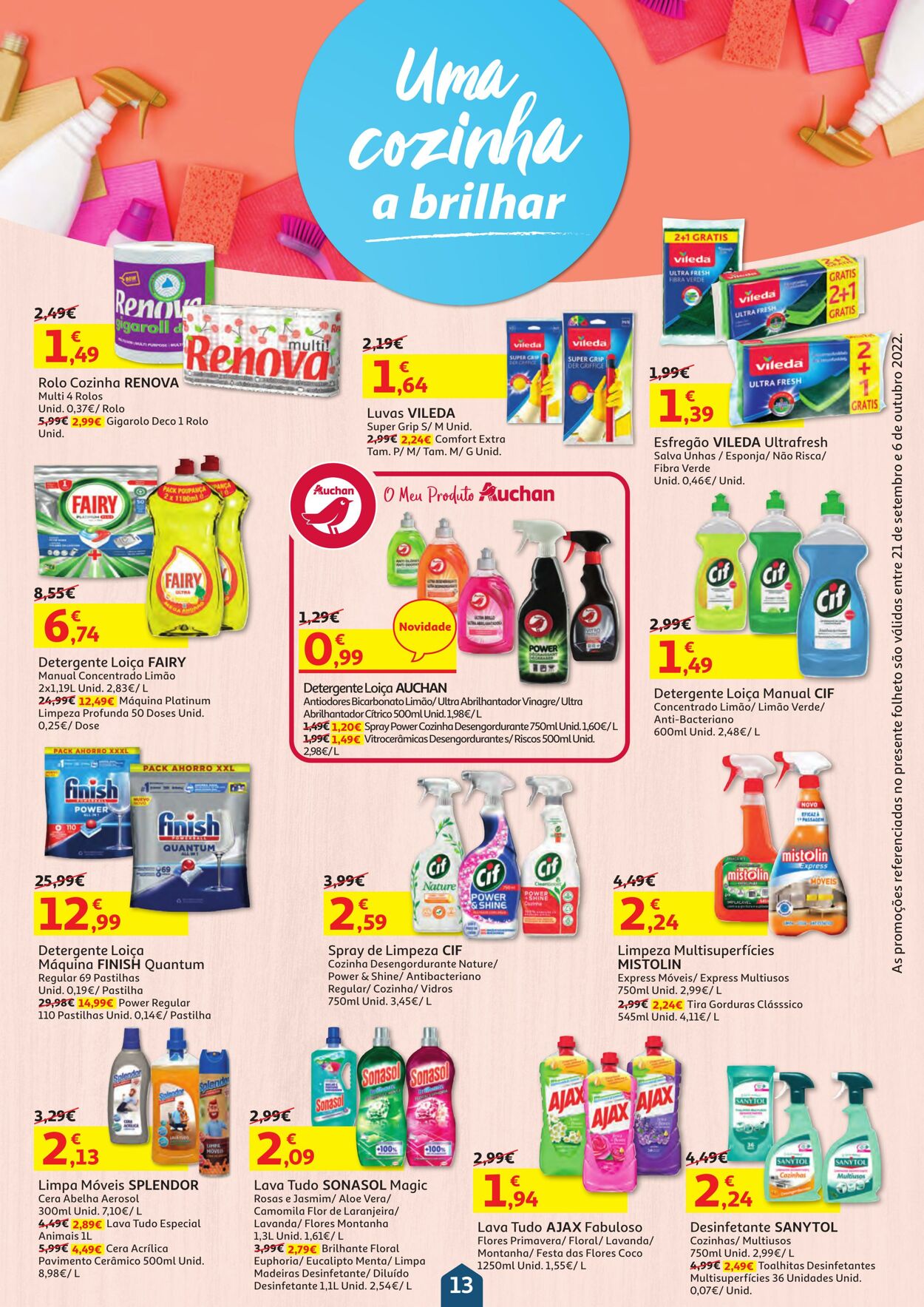 Folheto Auchan 21.09.2022 - 06.10.2022