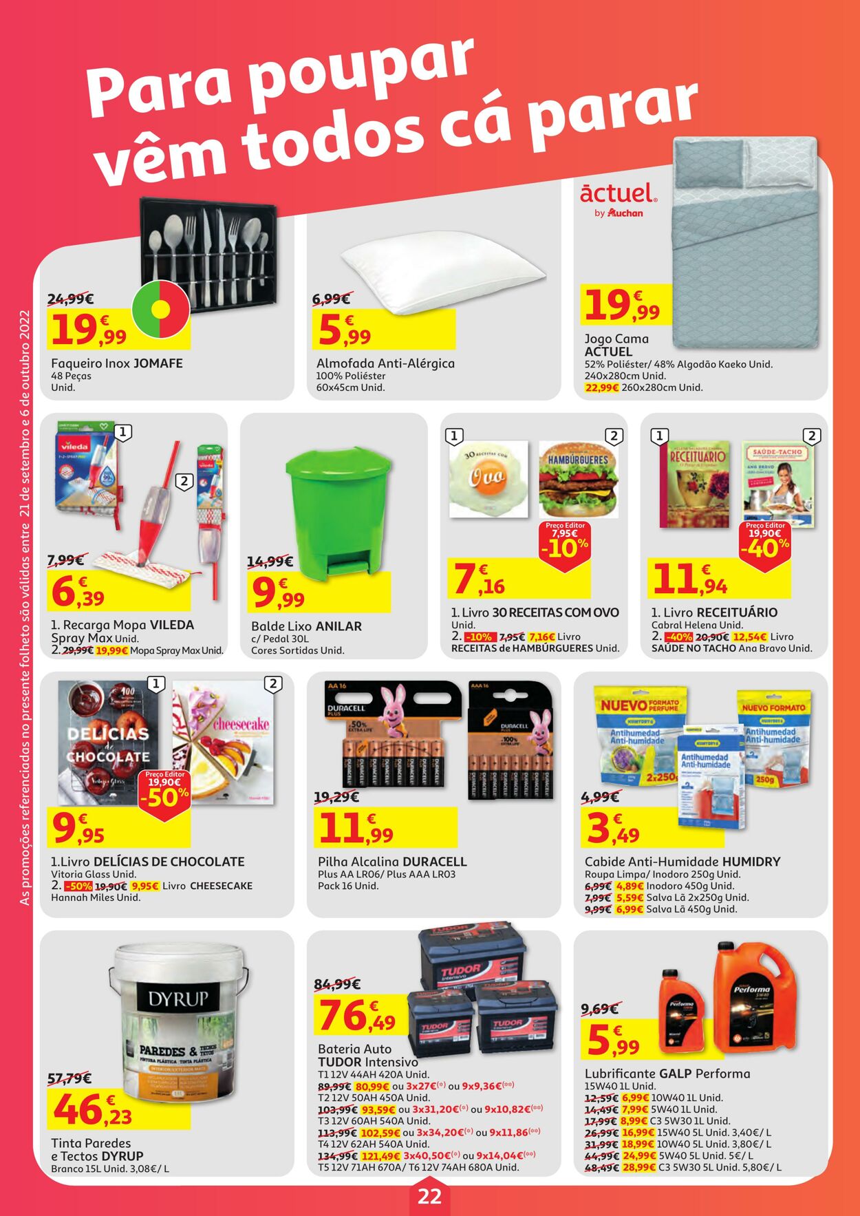 Folheto Auchan 21.09.2022 - 06.10.2022