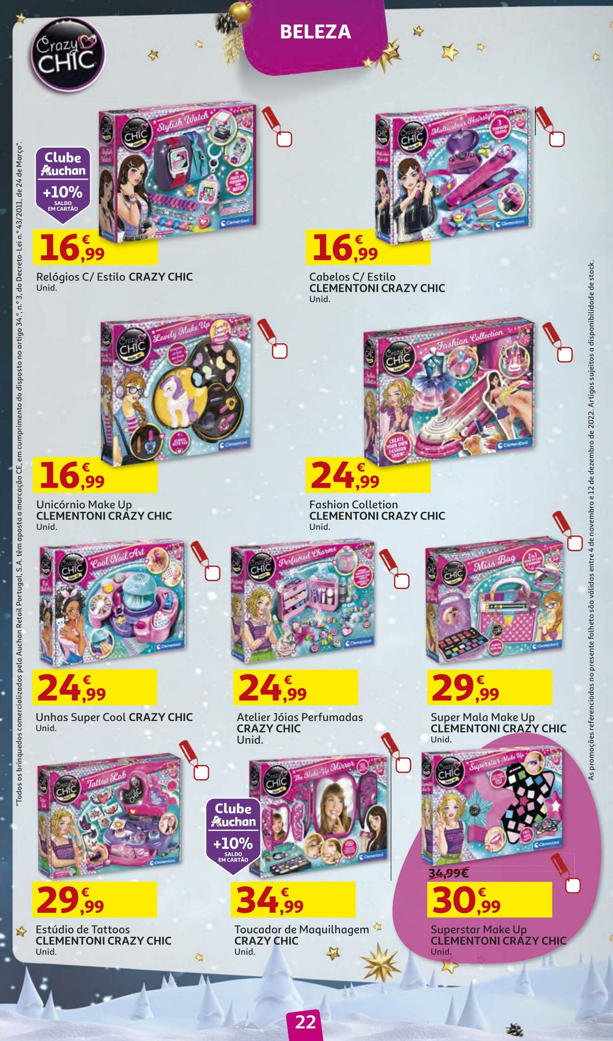 Folheto Auchan 04.11.2022 - 12.12.2022