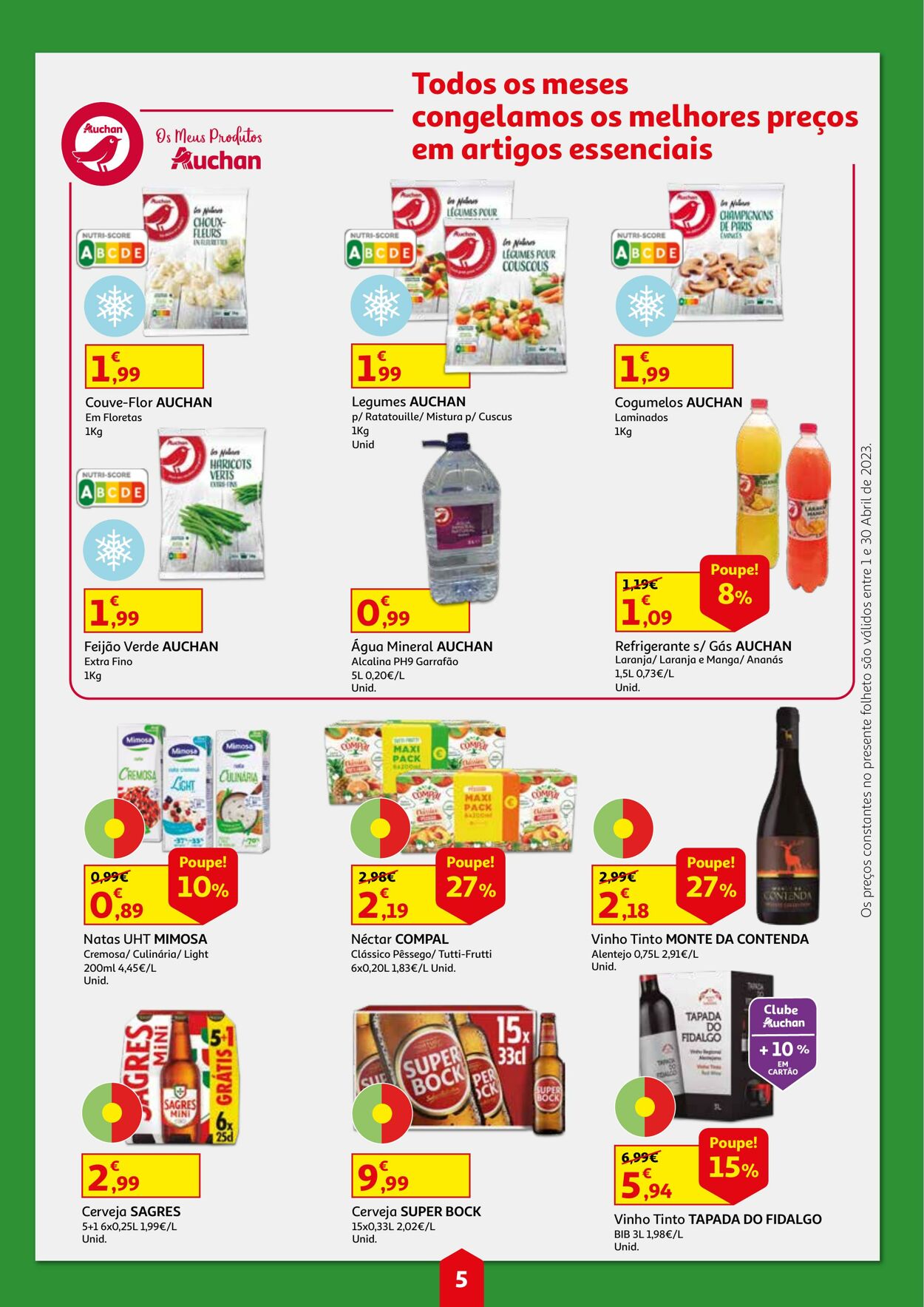 Folheto Auchan 01.04.2023 - 30.04.2023