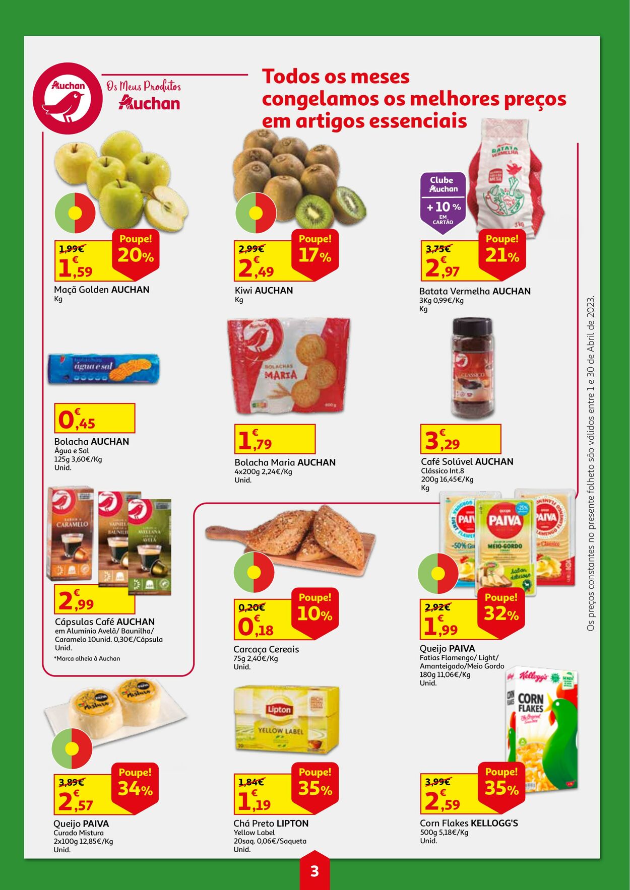 Folheto Auchan 01.04.2023 - 30.04.2023