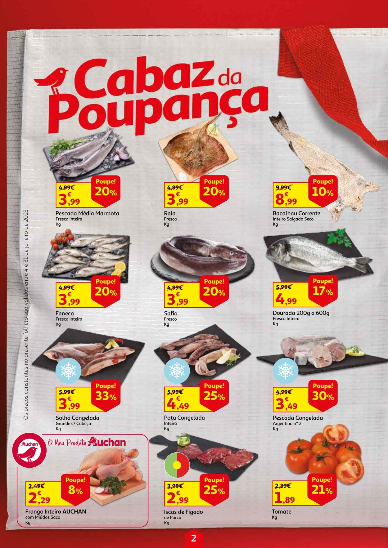 Folheto Auchan 04.01.2023 - 31.01.2023