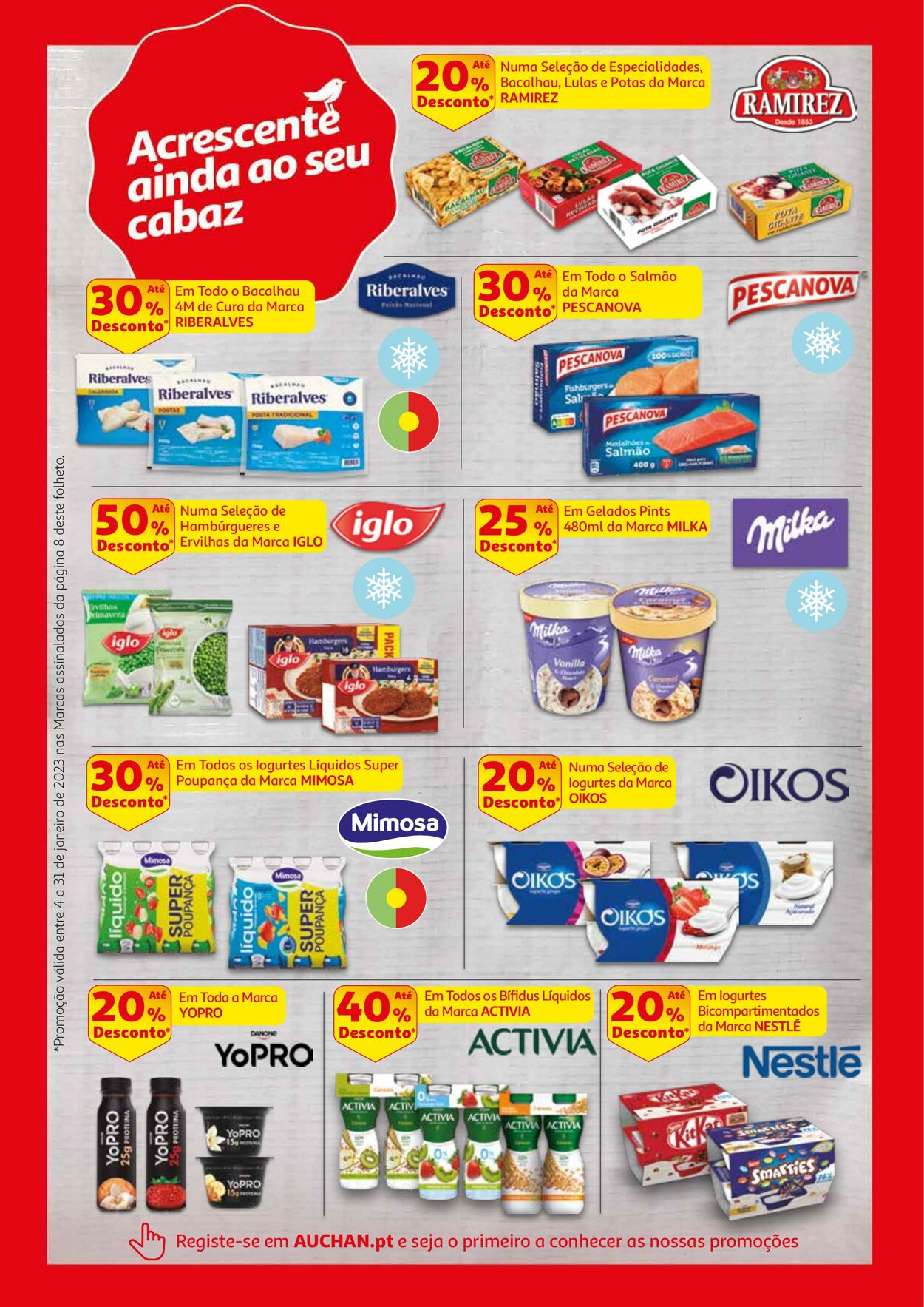 Folheto Auchan 04.01.2023 - 31.01.2023