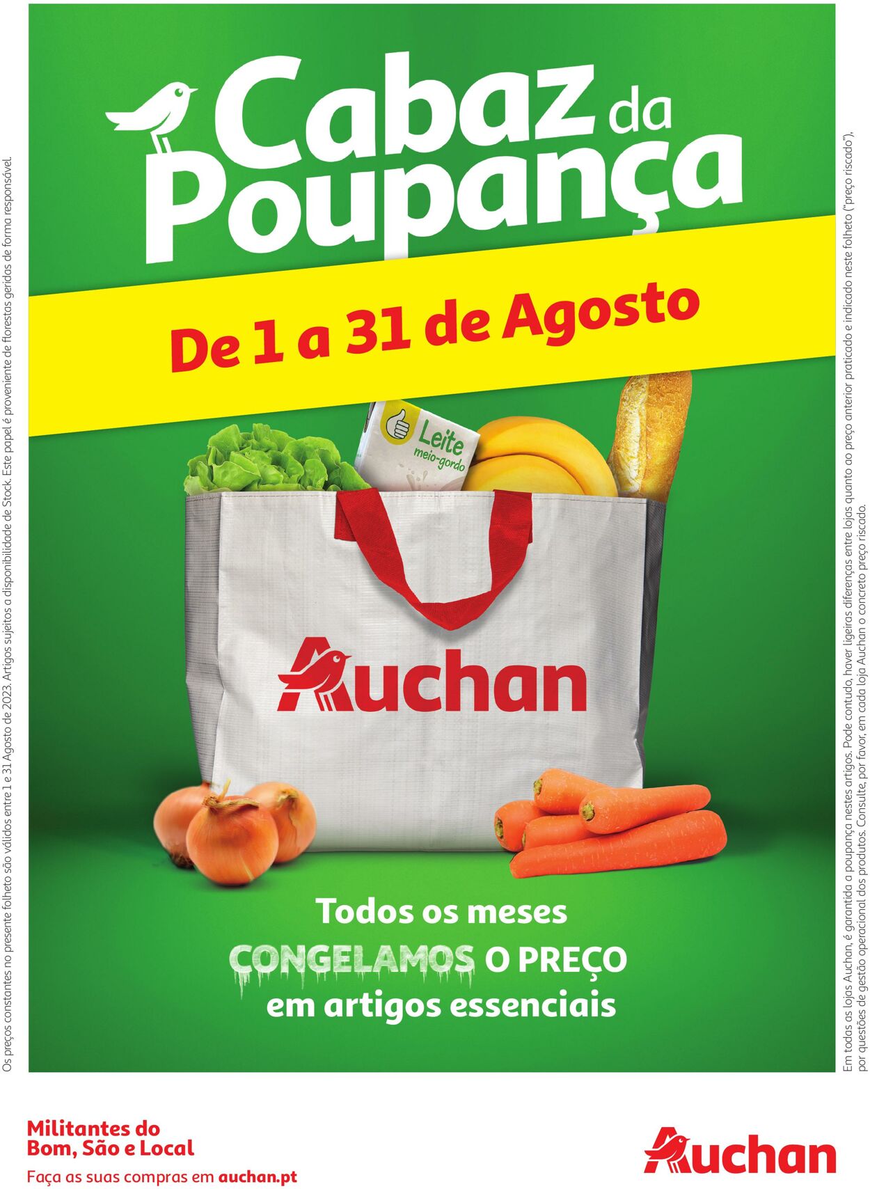 Folheto Auchan 01.08.2023 - 31.08.2023