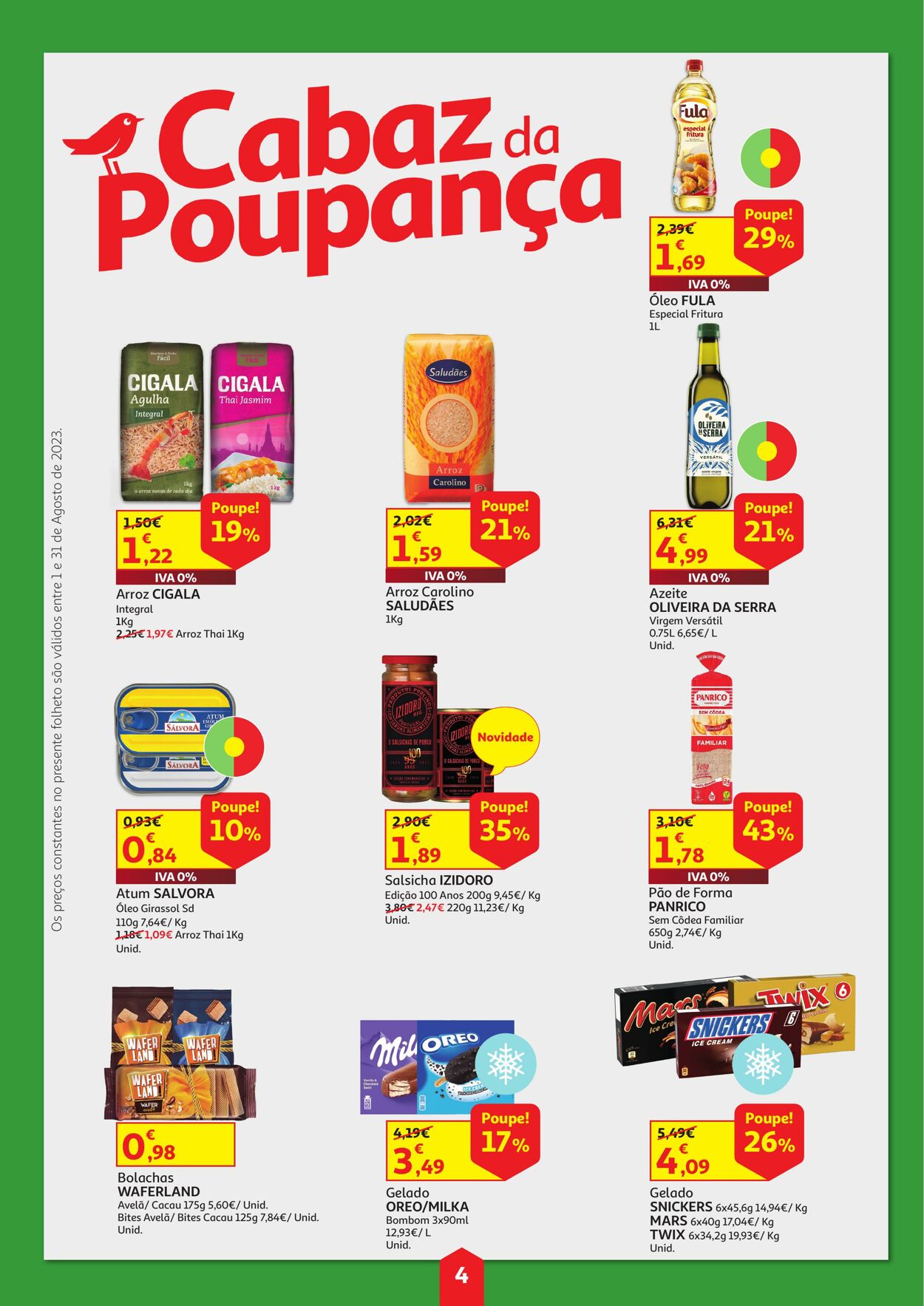 Folheto Auchan 01.08.2023 - 31.08.2023