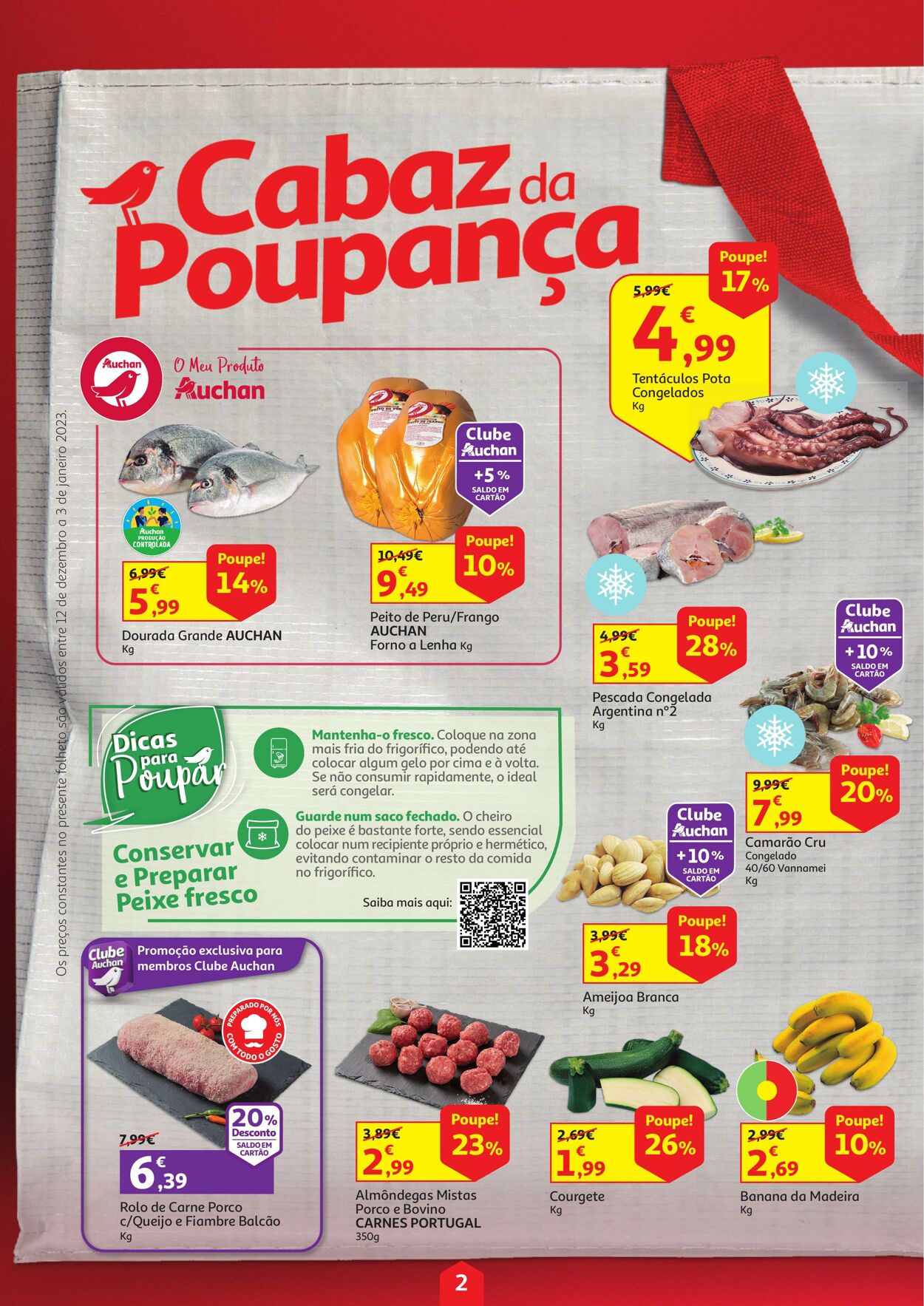 Folheto Auchan 12.12.2022 - 03.01.2023