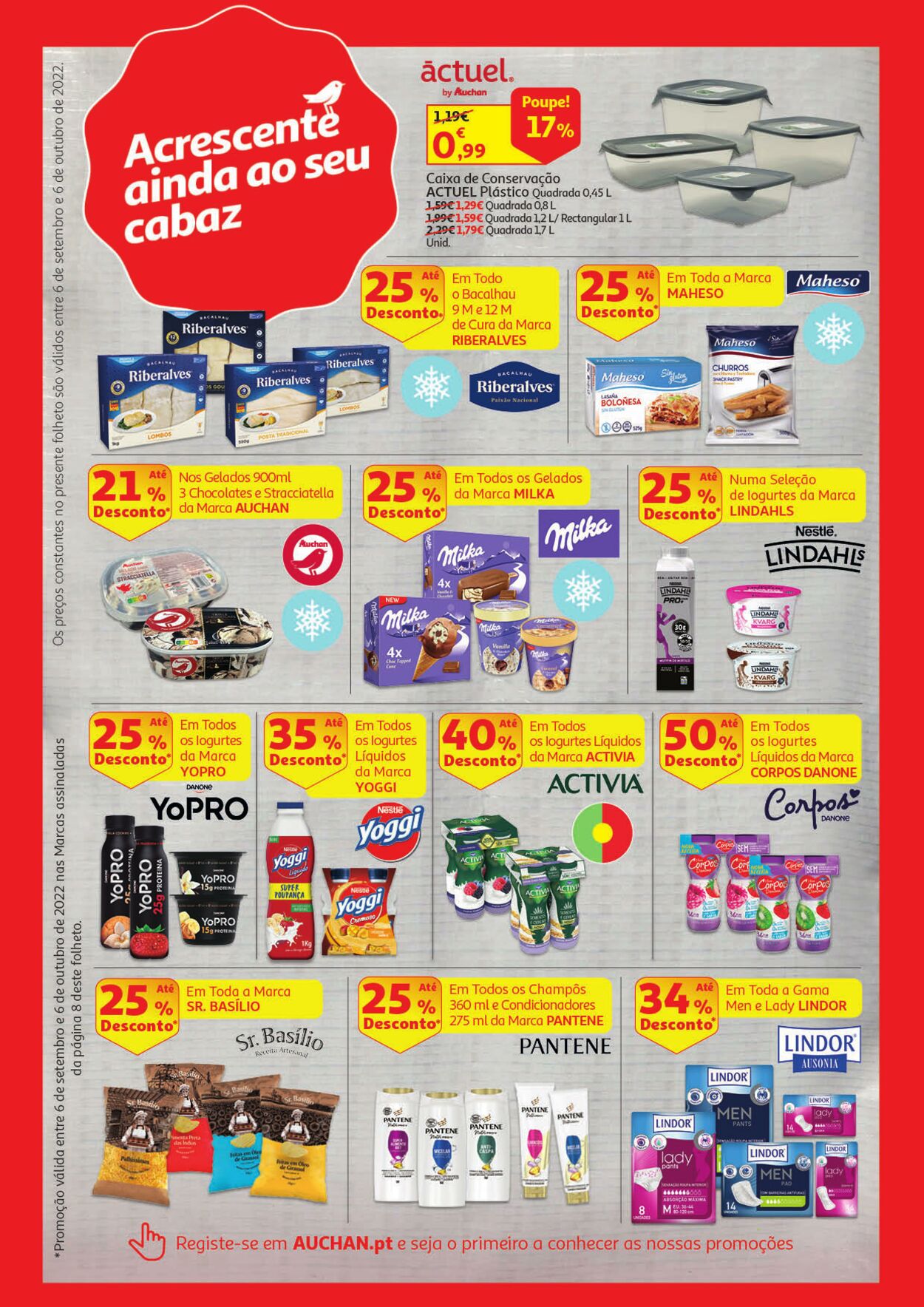 Folheto Auchan 06.09.2022 - 06.10.2022