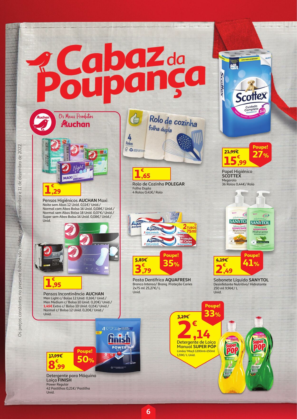 Folheto Auchan 07.11.2022 - 11.12.2022