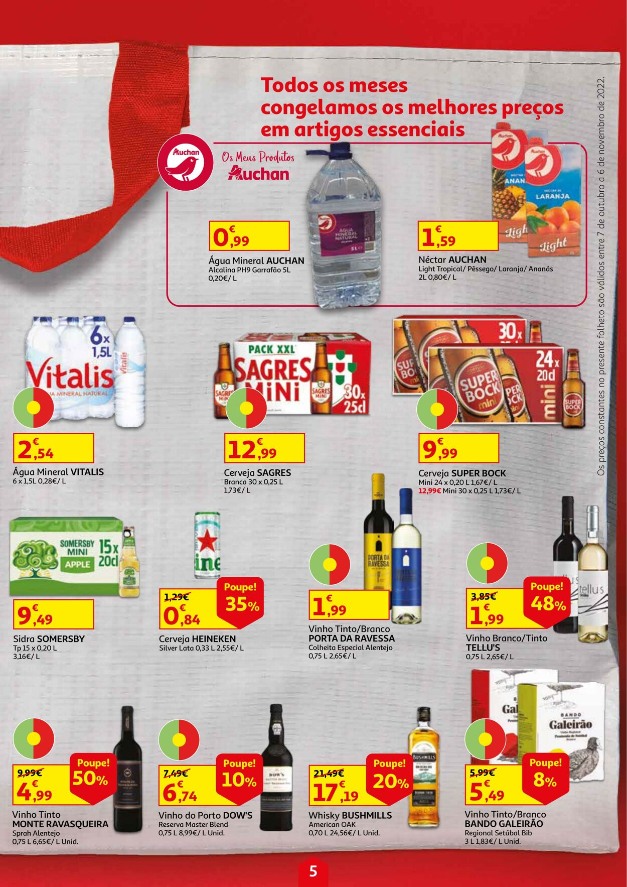 Folheto Auchan 07.10.2022 - 06.11.2022