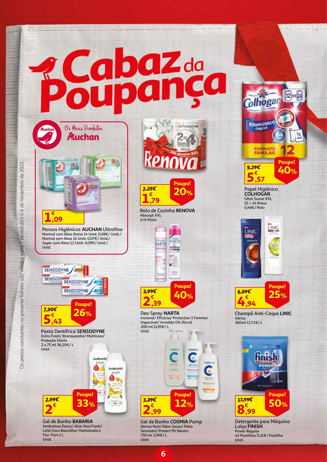 Folheto Auchan 07.10.2022 - 06.11.2022