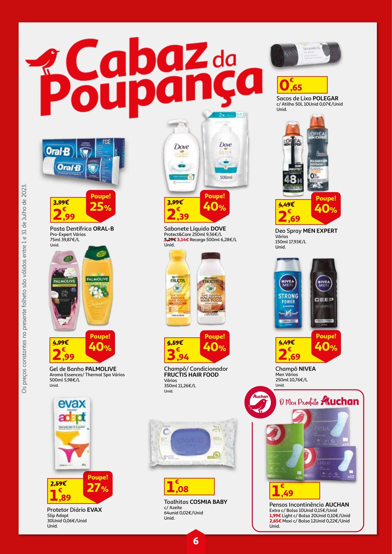 Folheto Auchan 01.07.2023 - 31.07.2023