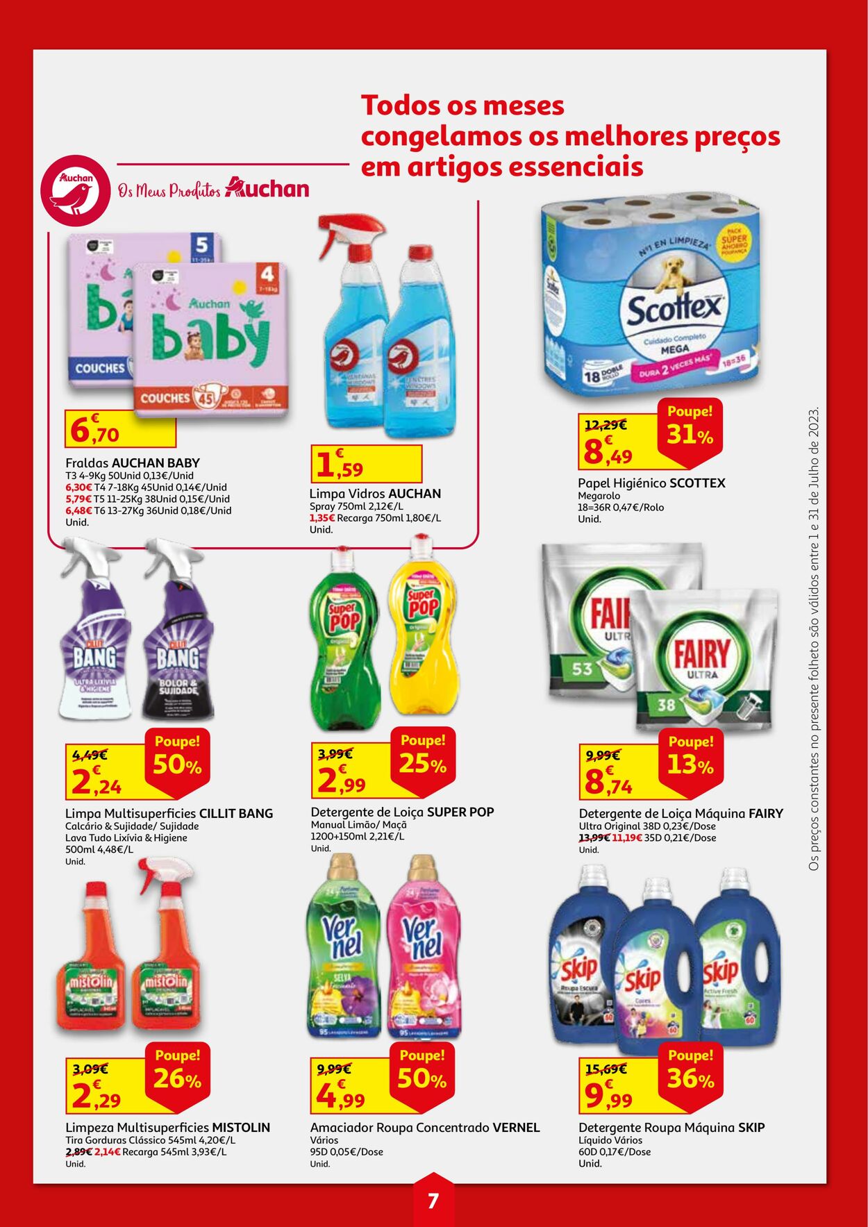 Folheto Auchan 01.07.2023 - 31.07.2023