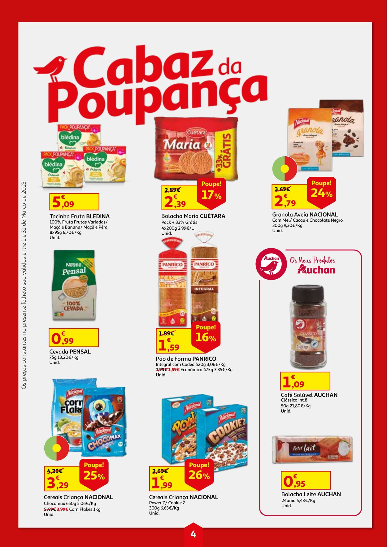 Folheto Auchan 01.03.2023 - 31.03.2023