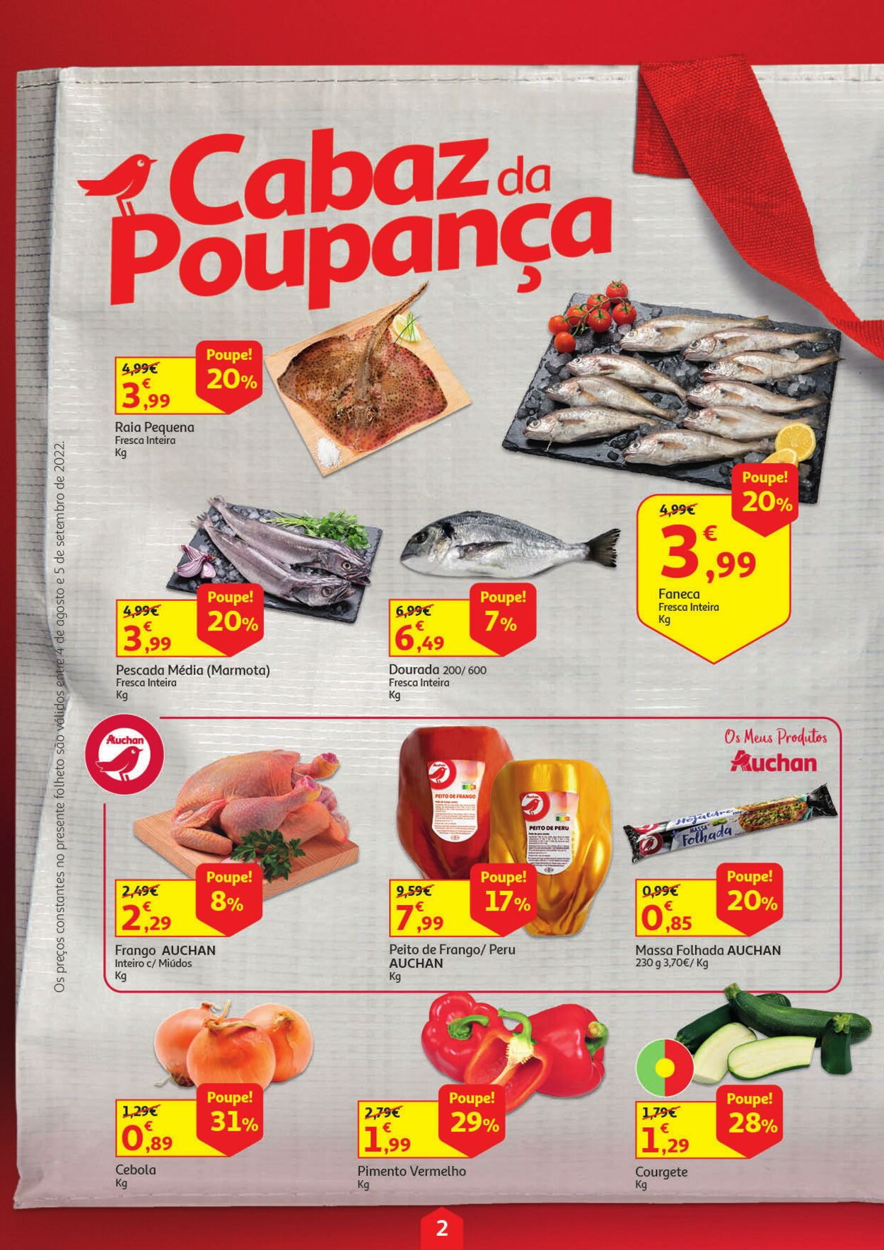 Folheto Auchan 04.08.2022 - 05.09.2022