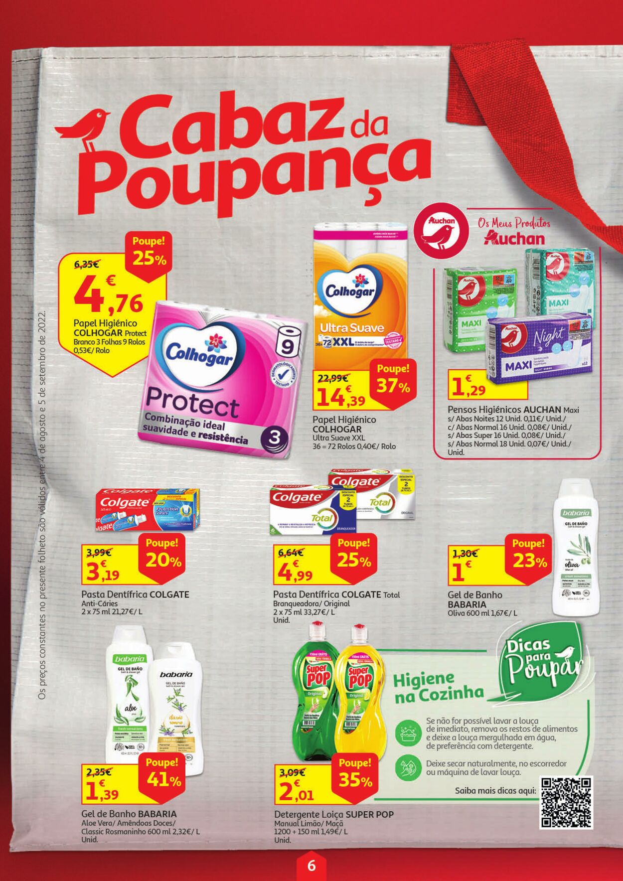 Folheto Auchan 04.08.2022 - 05.09.2022