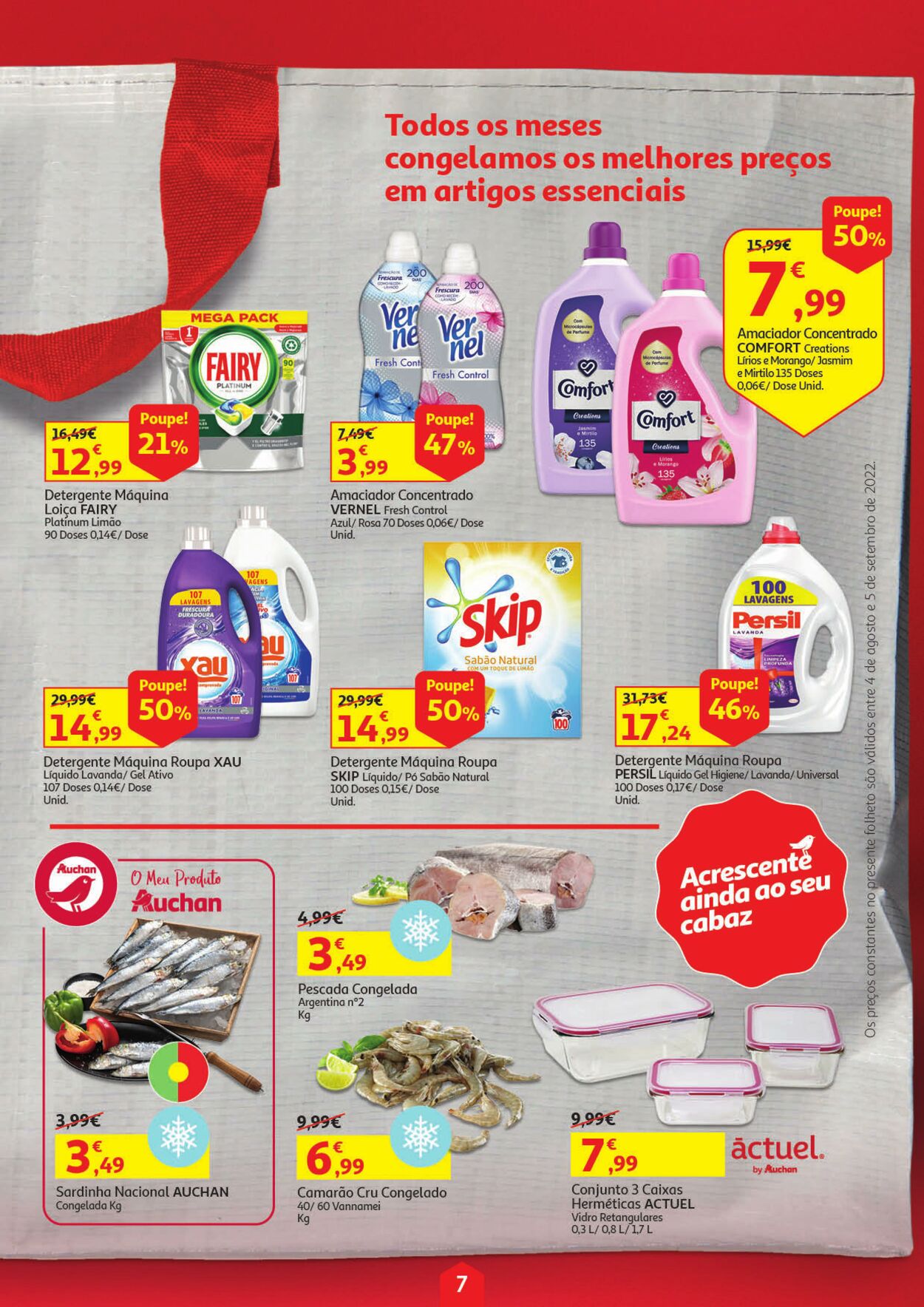 Folheto Auchan 04.08.2022 - 05.09.2022