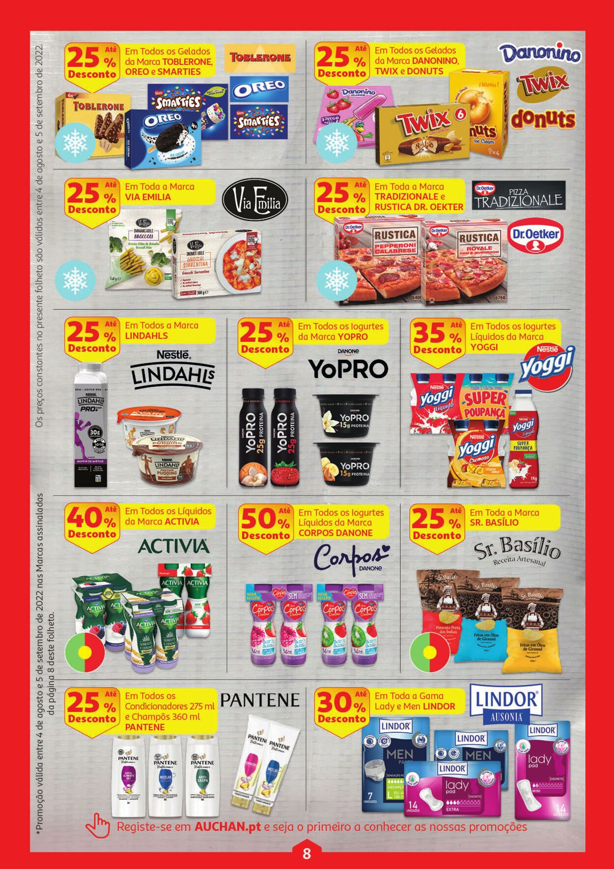 Folheto Auchan 04.08.2022 - 05.09.2022