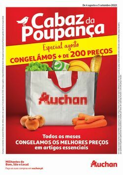 Folheto Auchan 04.08.2022 - 05.09.2022