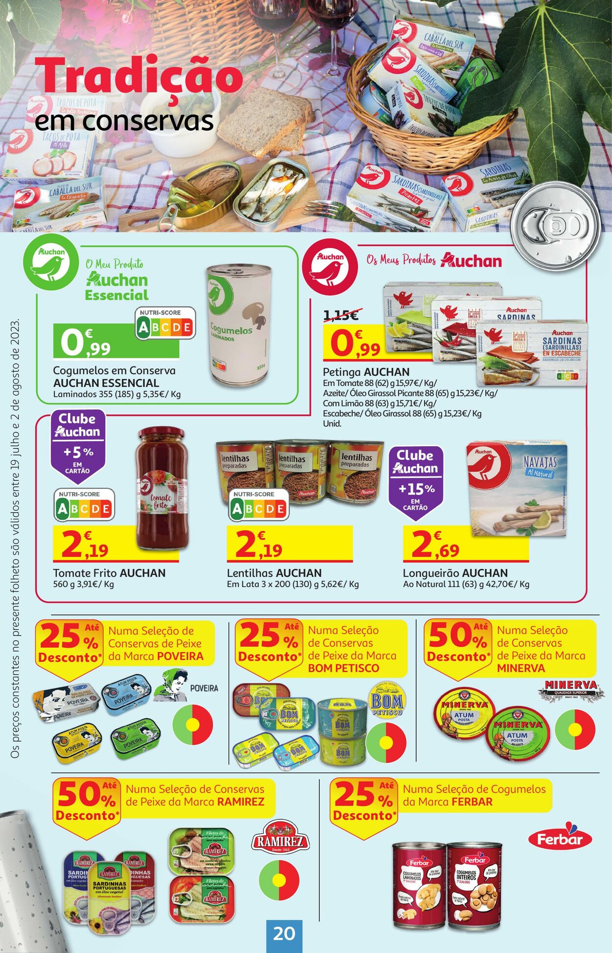 Folheto Auchan 19.07.2023 - 02.08.2023