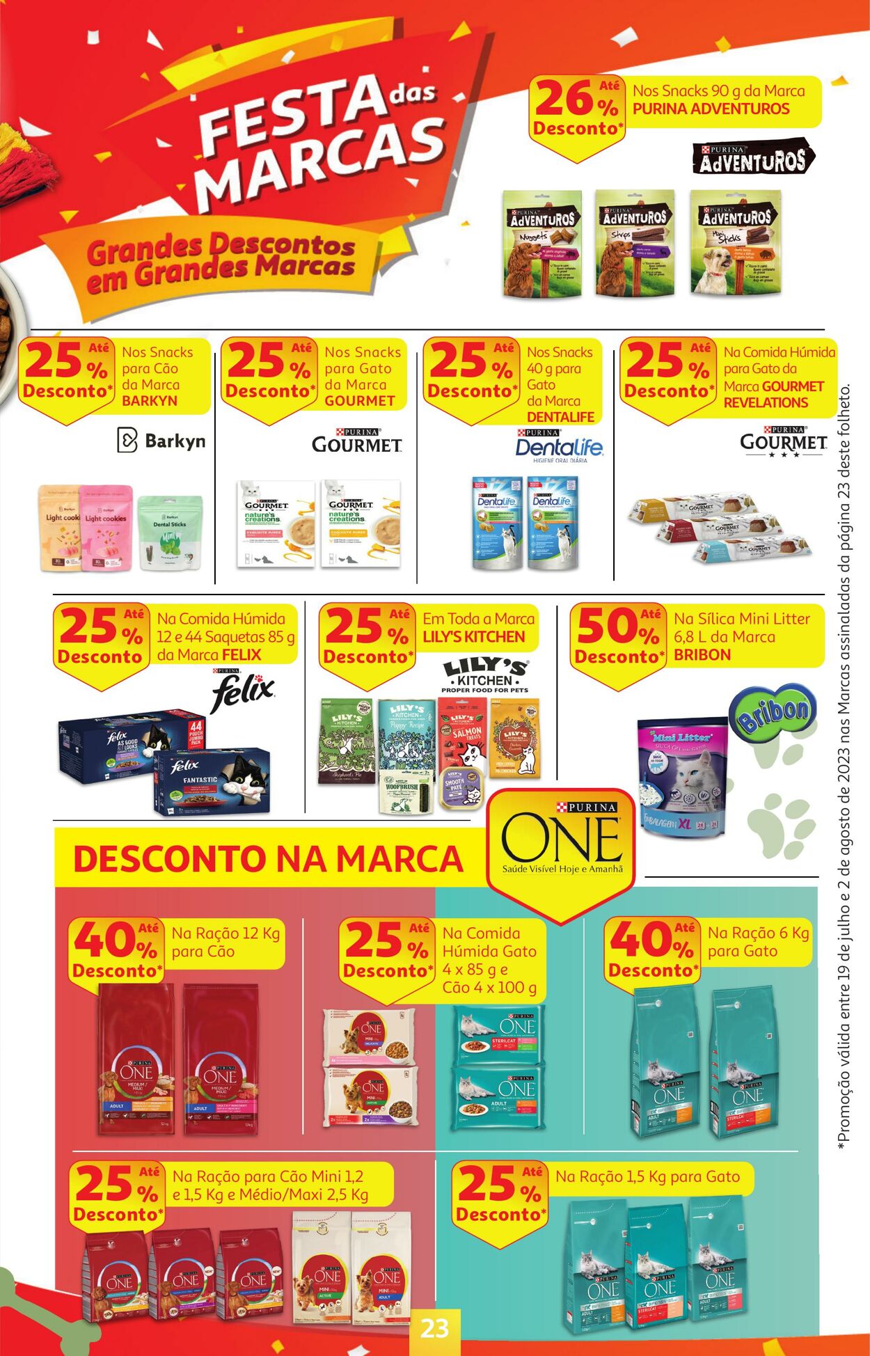 Folheto Auchan 19.07.2023 - 02.08.2023