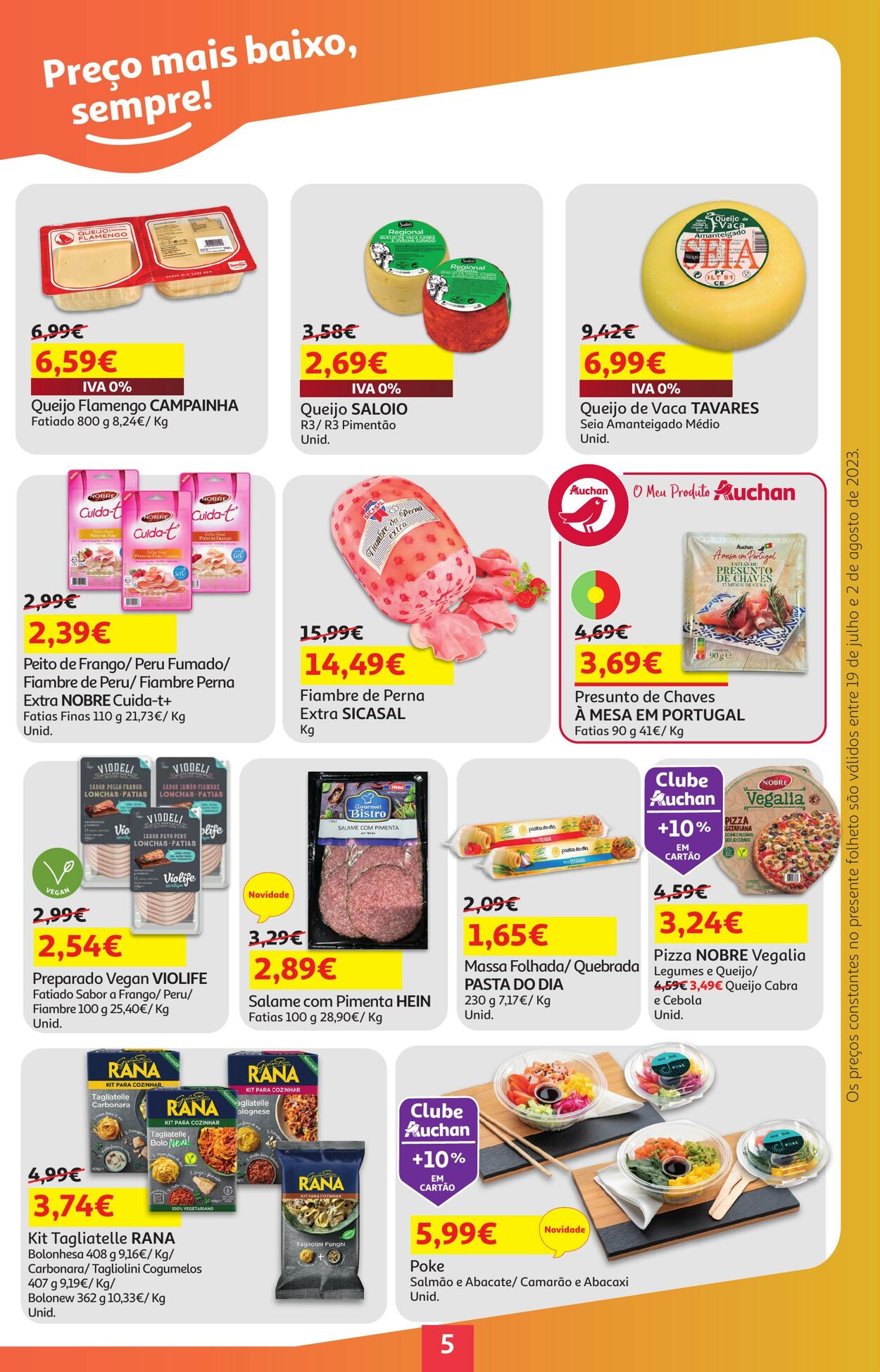 Folheto Auchan 19.07.2023 - 02.08.2023