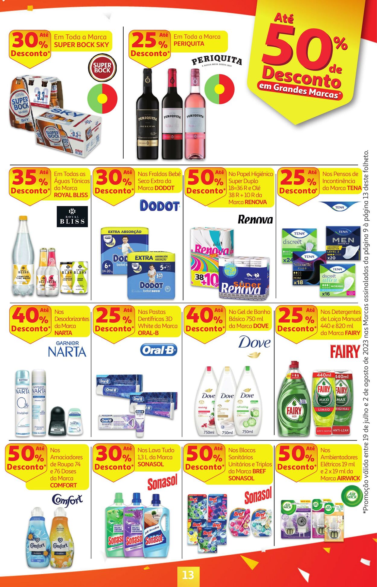 Folheto Auchan 19.07.2023 - 02.08.2023