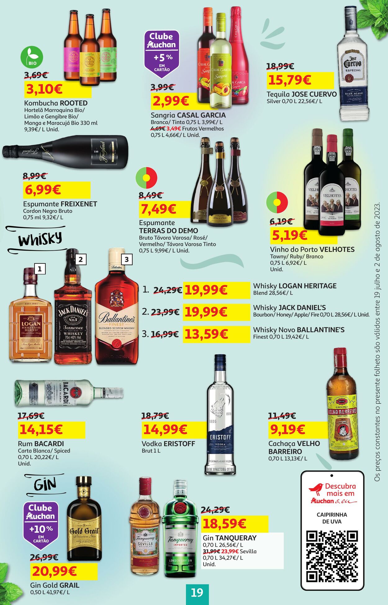 Folheto Auchan 19.07.2023 - 02.08.2023