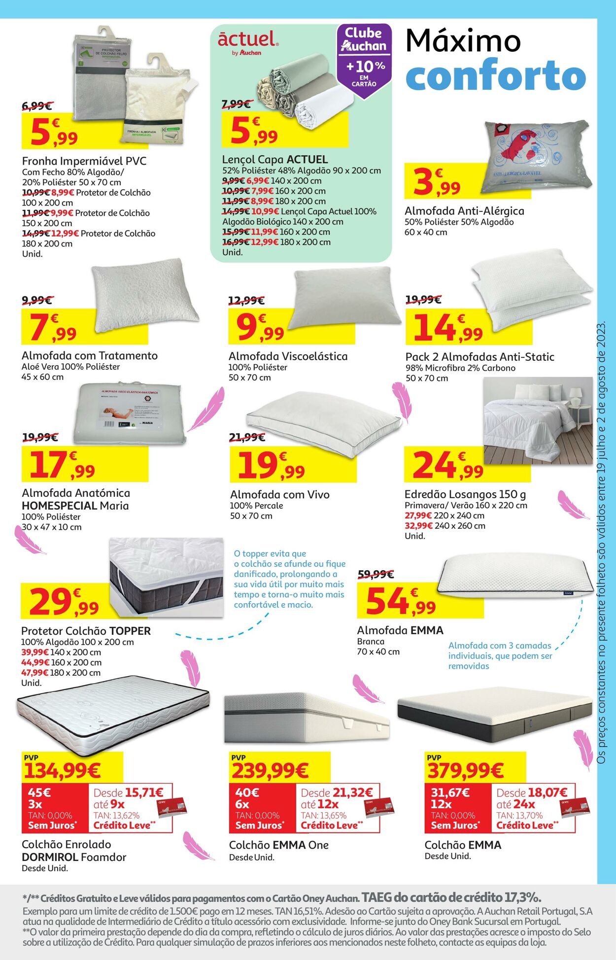 Folheto Auchan 19.07.2023 - 02.08.2023