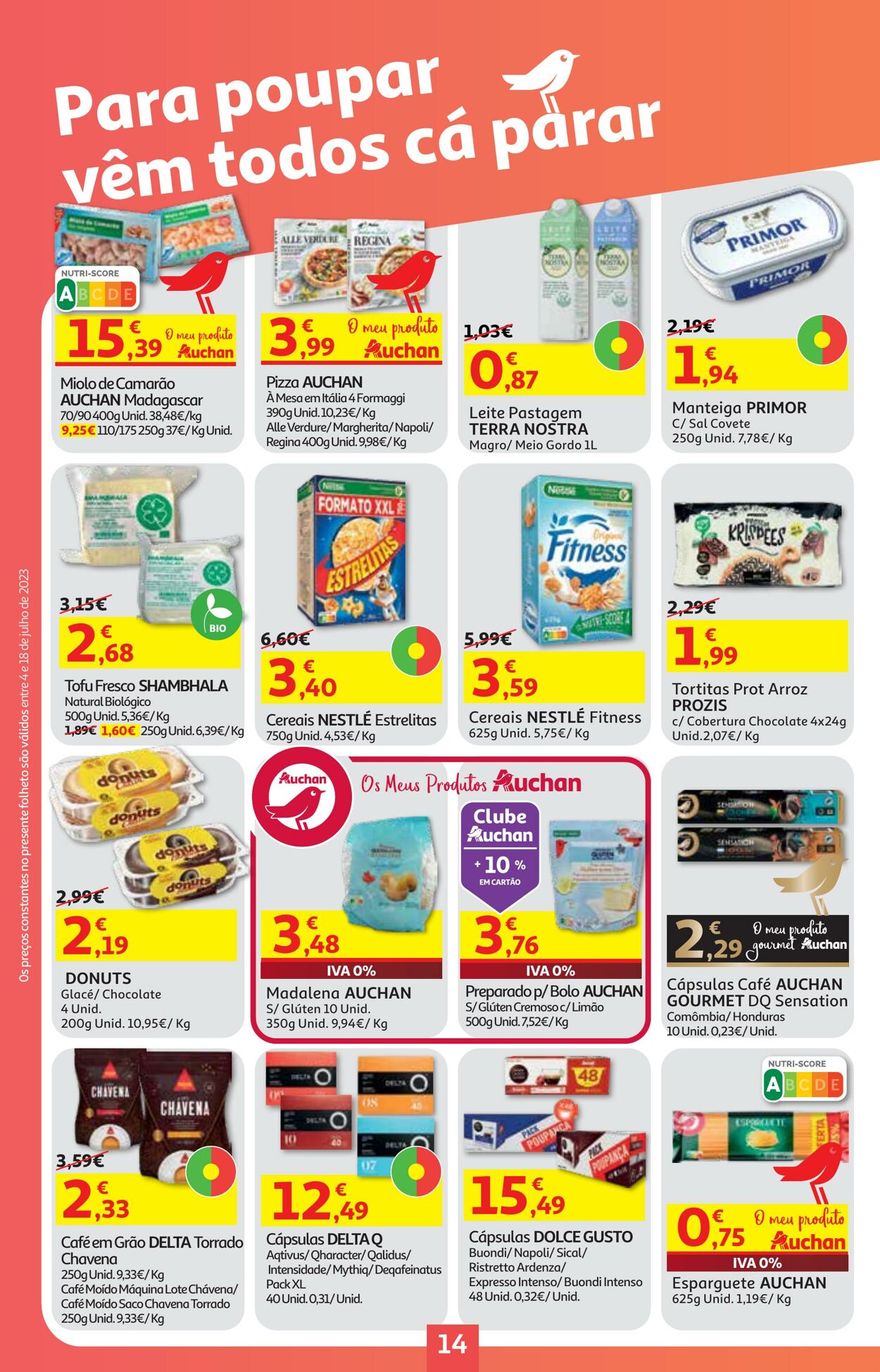 Folheto Auchan 04.07.2023 - 18.07.2023