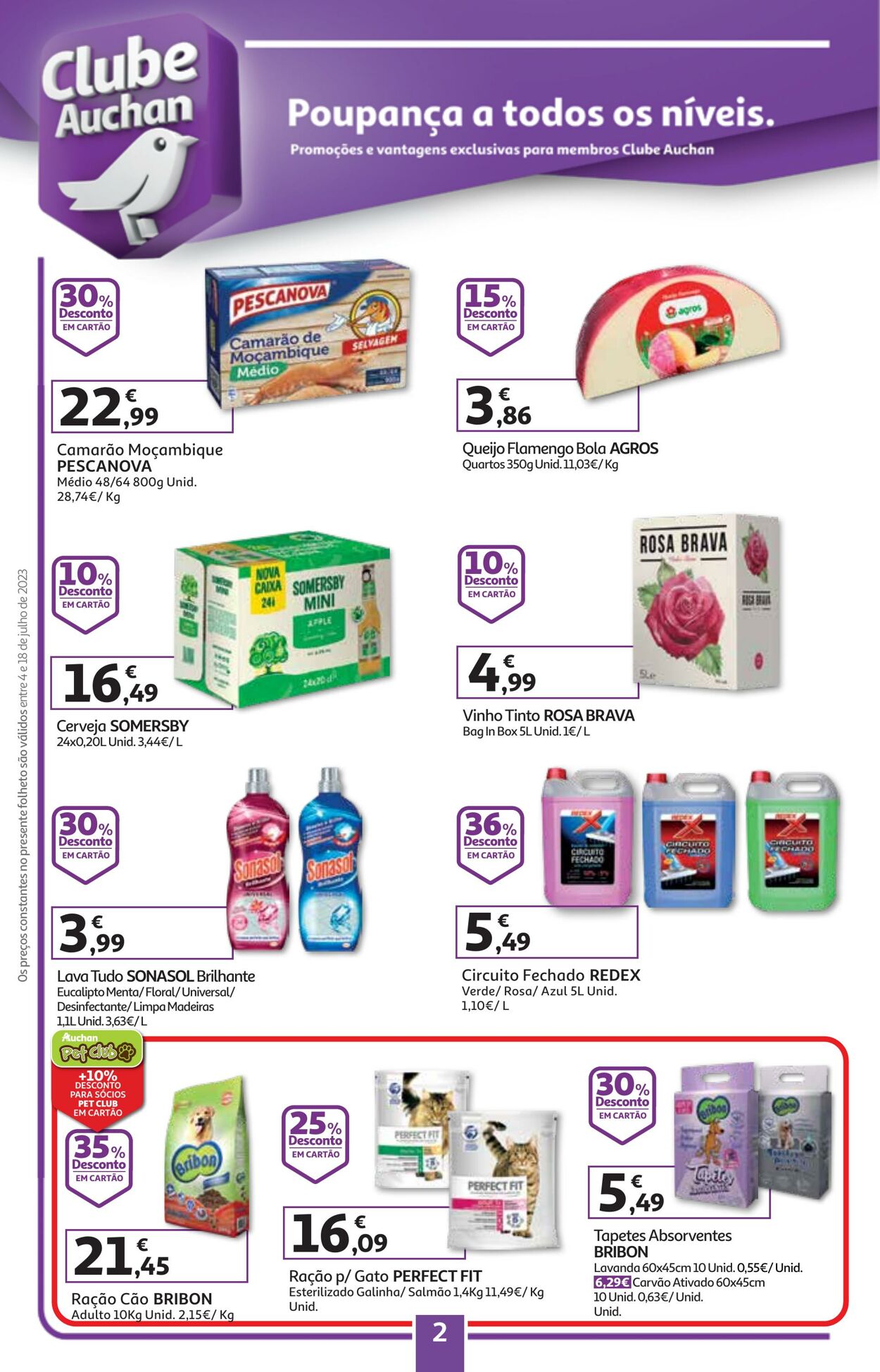 Folheto Auchan 04.07.2023 - 18.07.2023