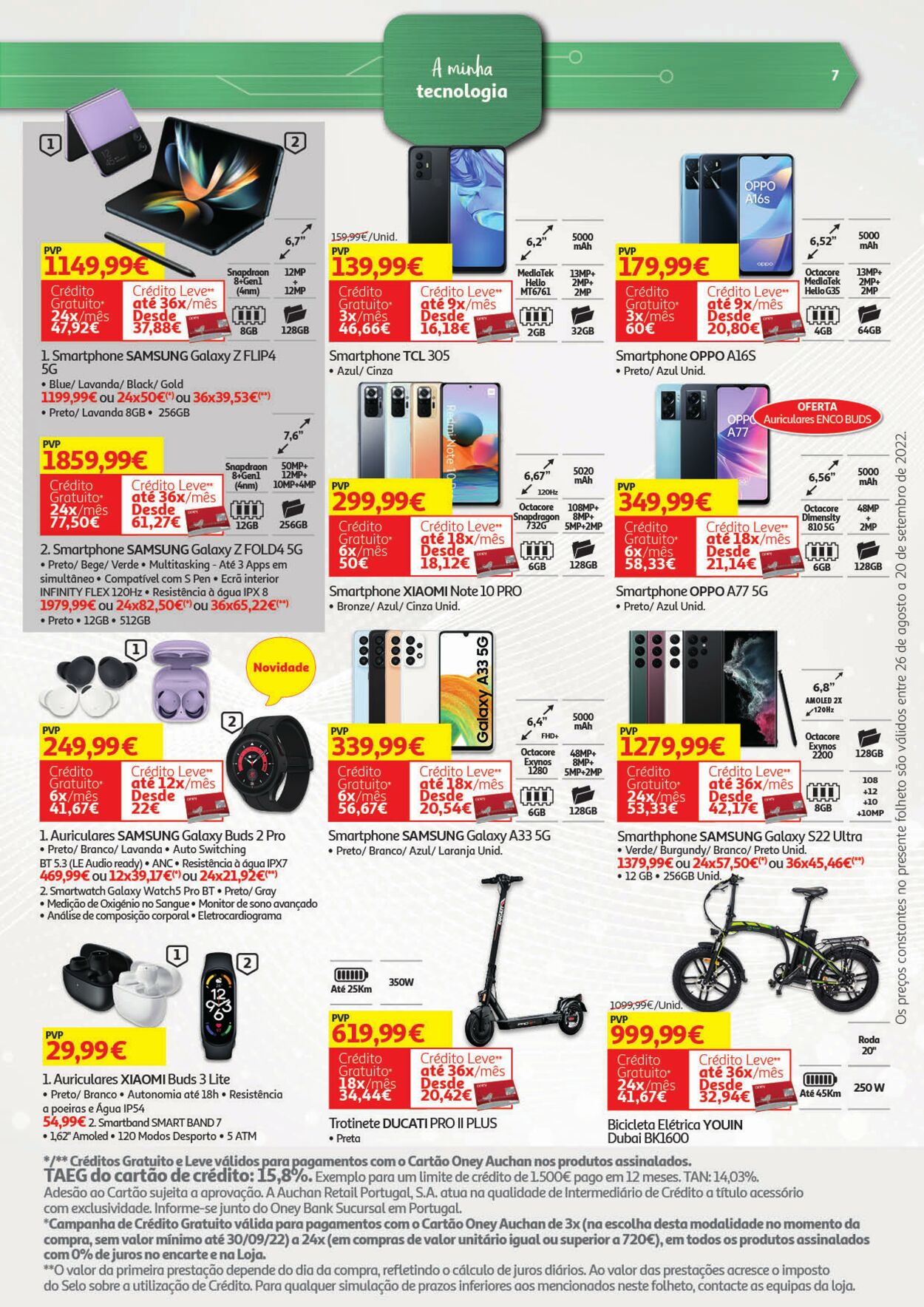 Folheto Auchan 26.08.2022 - 20.09.2022