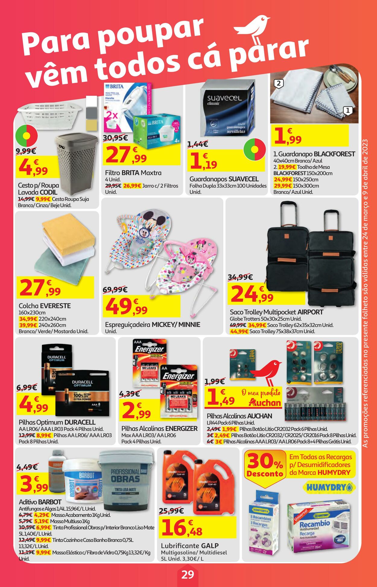 Folheto Auchan 24.03.2023 - 09.04.2023