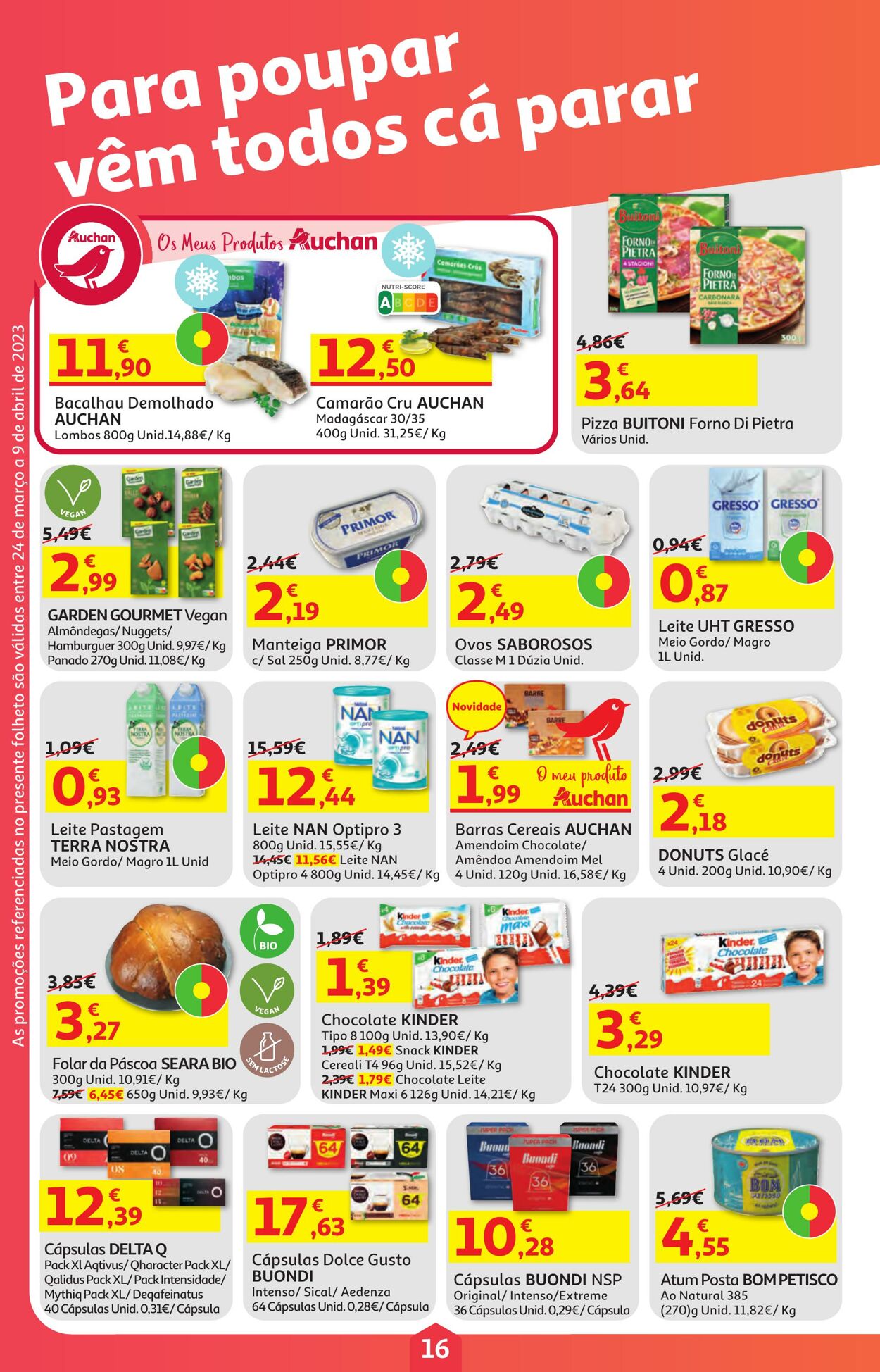 Folheto Auchan 24.03.2023 - 09.04.2023