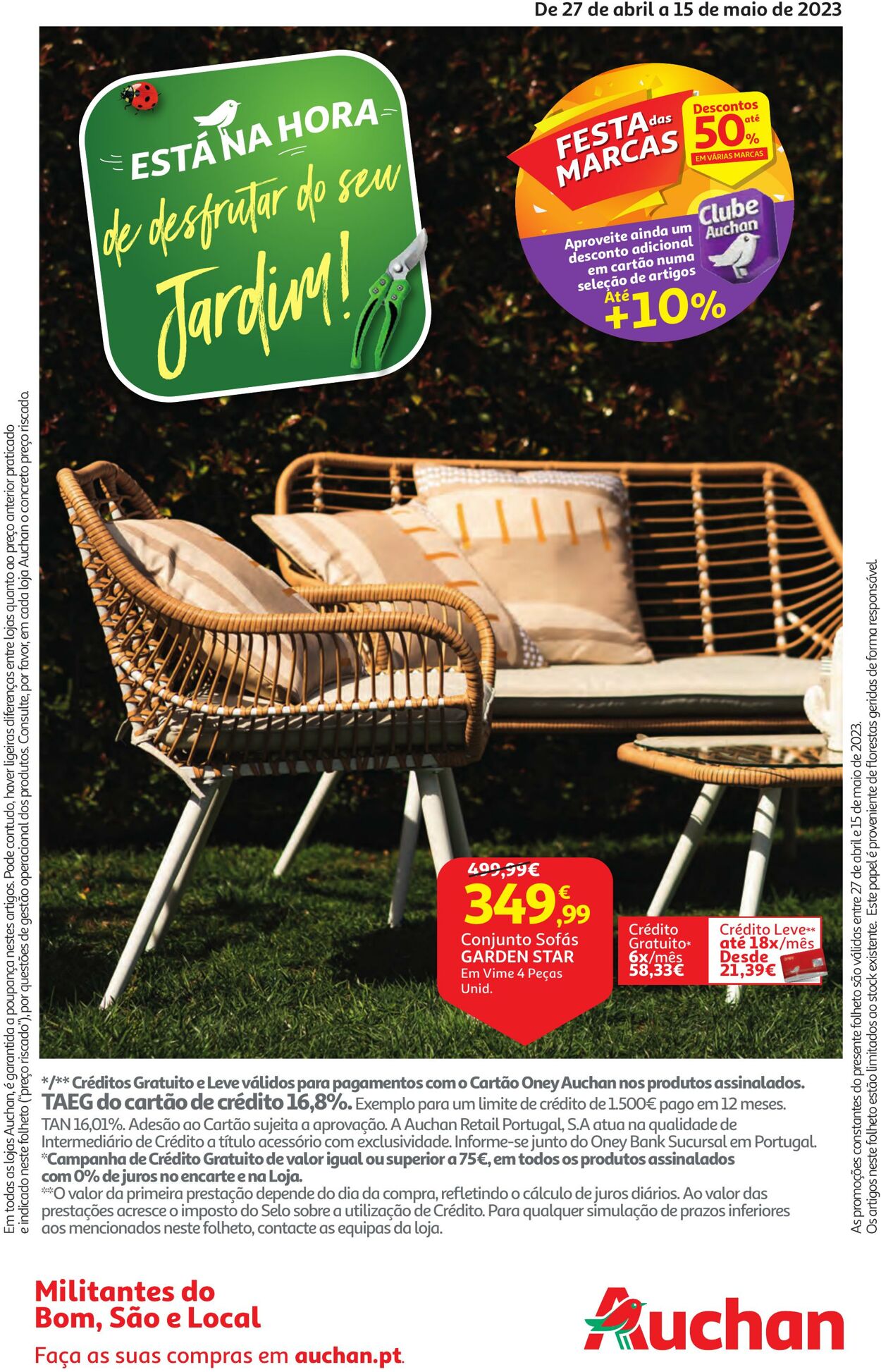 Folheto Auchan 27.04.2023 - 15.05.2023