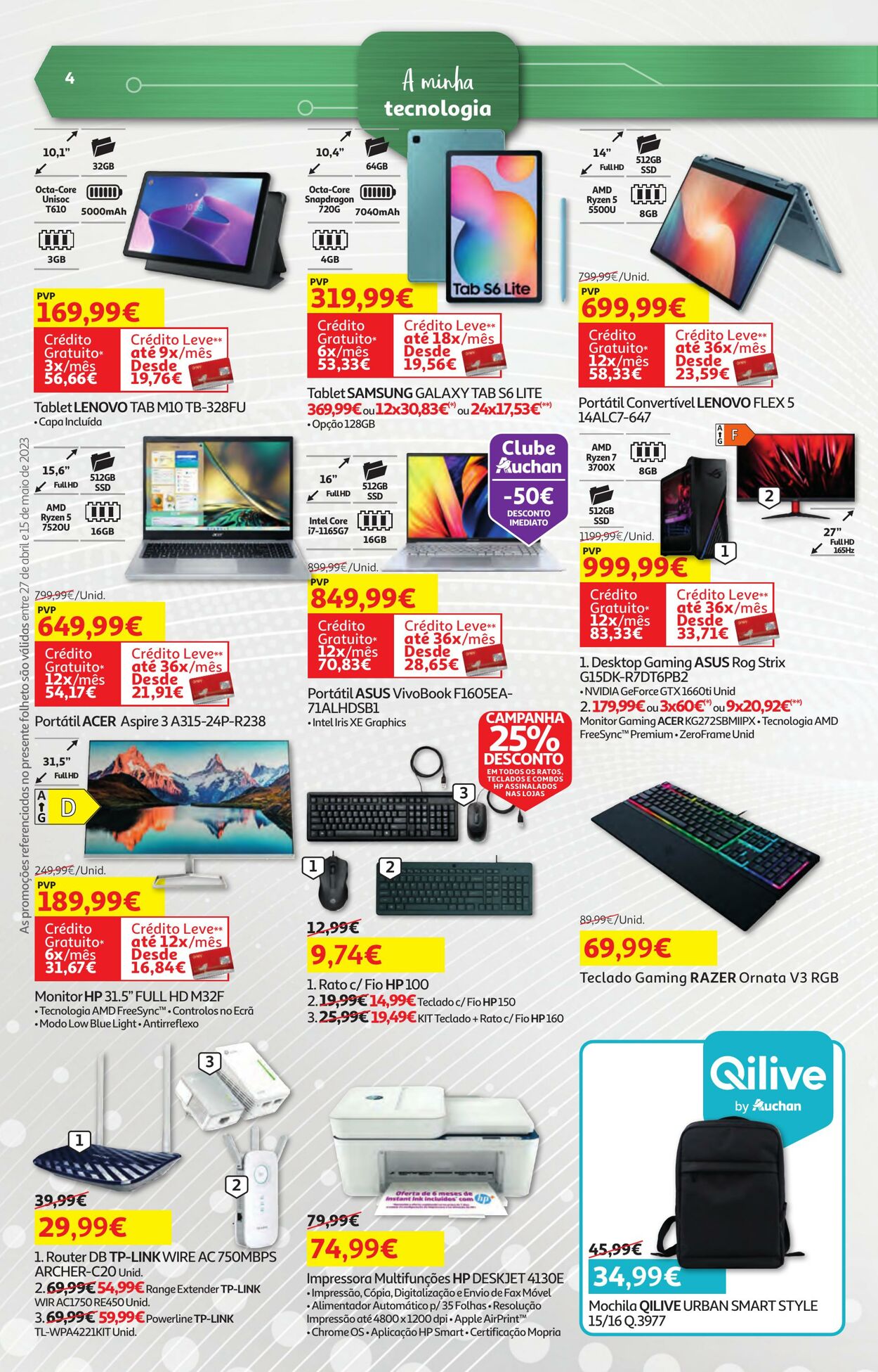 Folheto Auchan 27.04.2023 - 15.05.2023