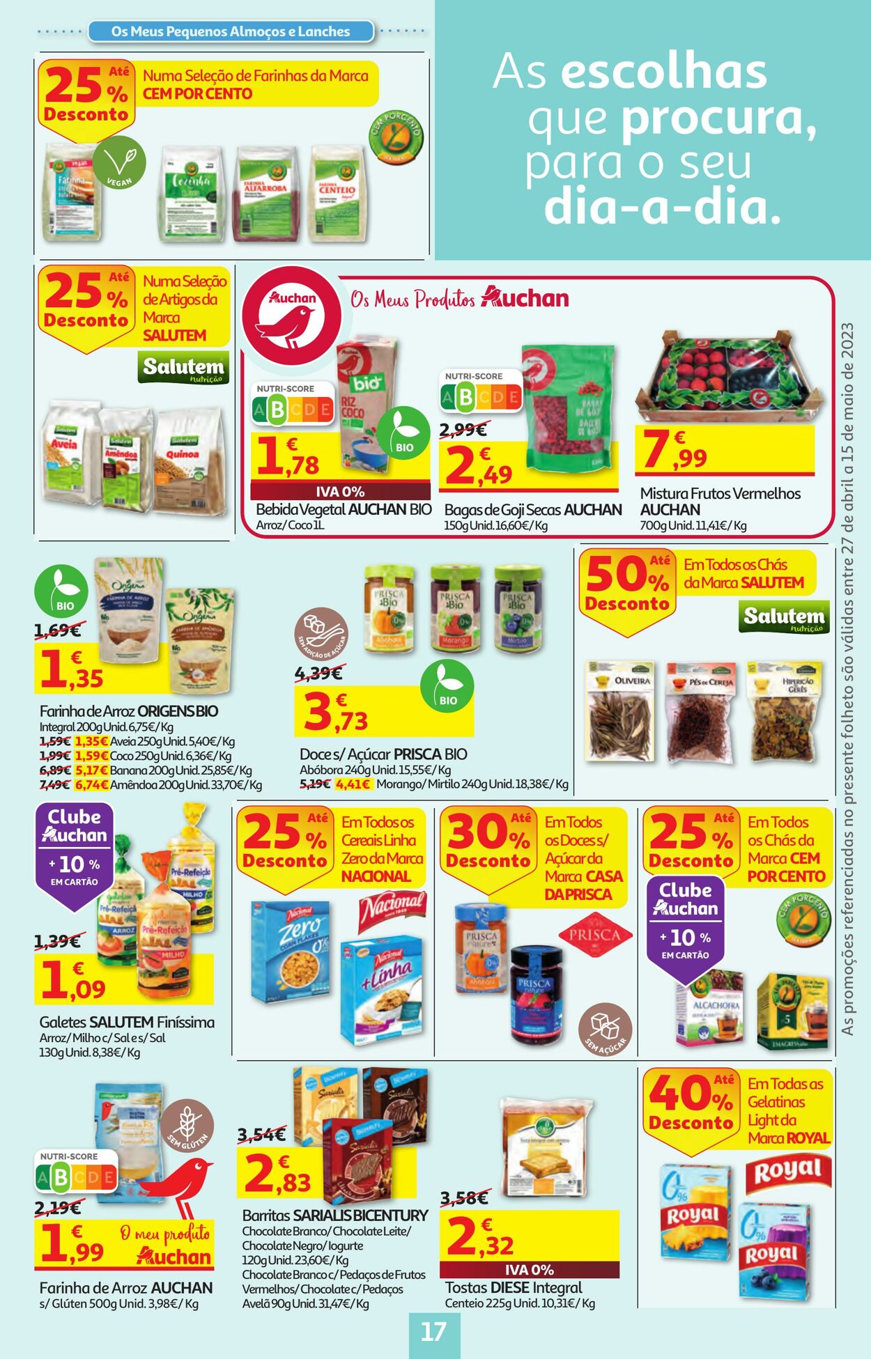 Folheto Auchan 27.04.2023 - 15.05.2023