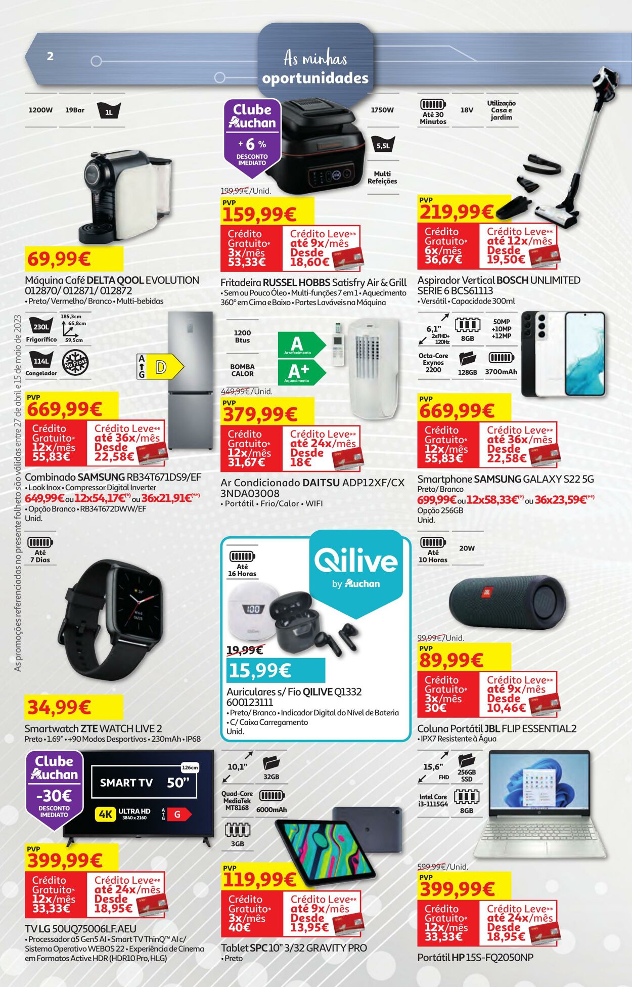 Folheto Auchan 27.04.2023 - 15.05.2023