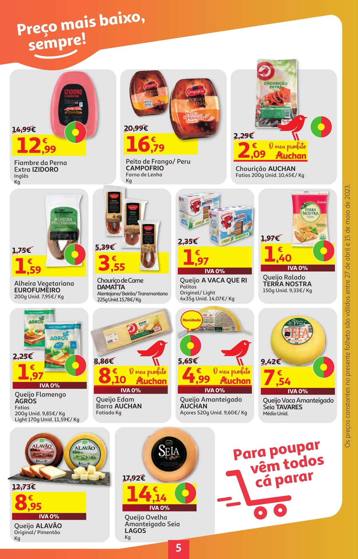 Folheto Auchan 27.04.2023 - 15.05.2023