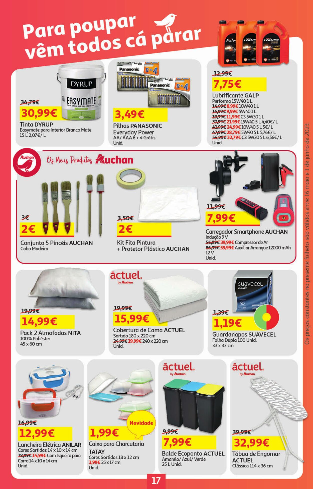 Folheto Auchan 16.05.2023 - 01.06.2023