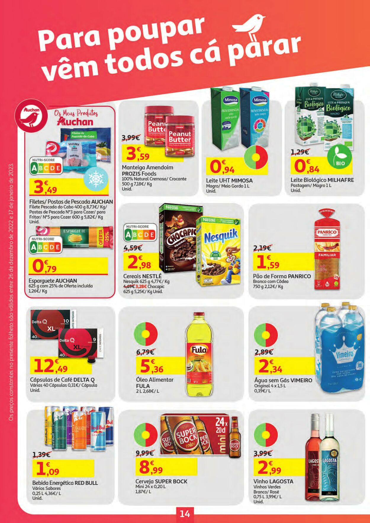 Folheto Auchan 26.12.2022 - 17.01.2023