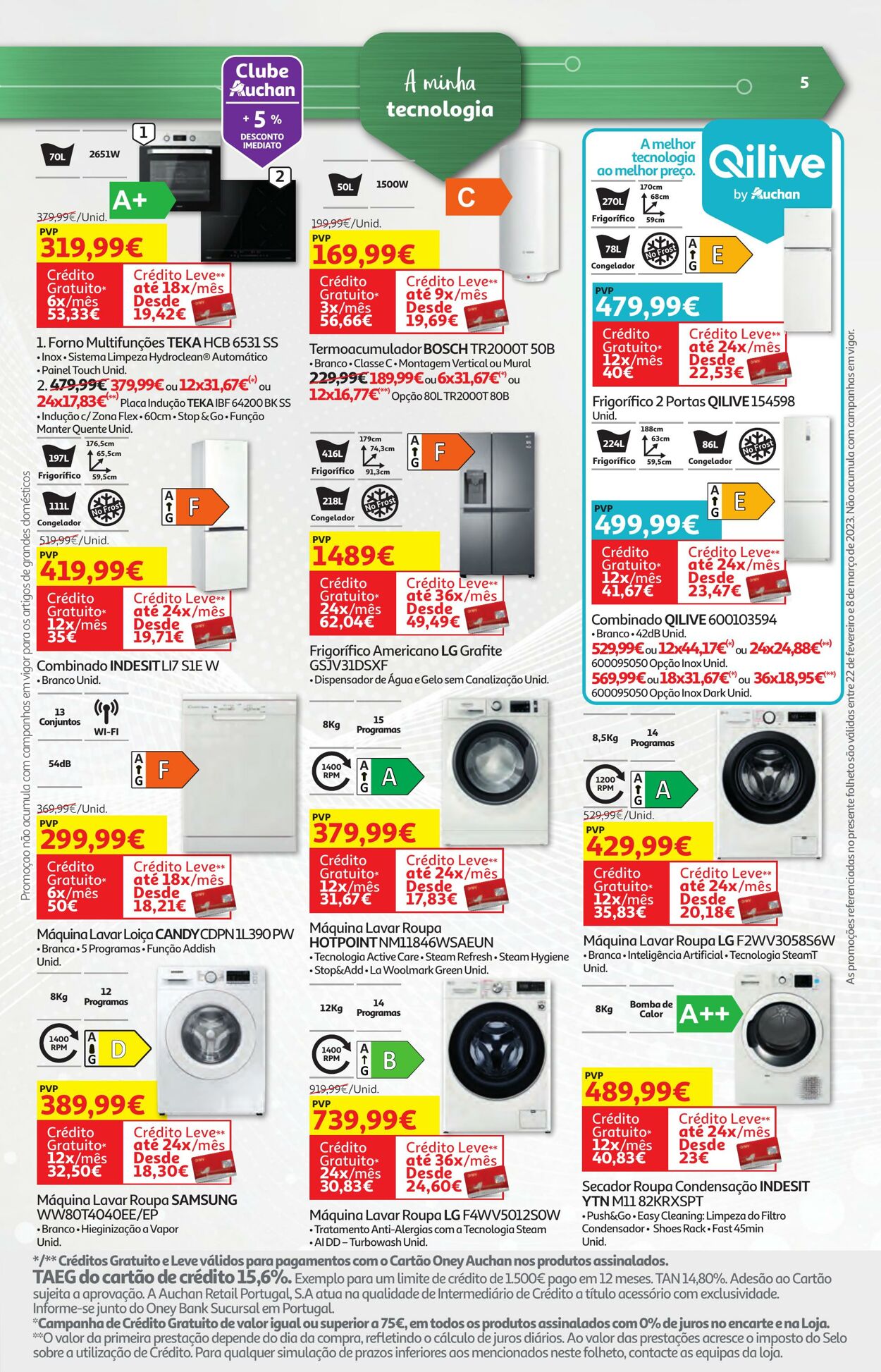 Folheto Auchan 22.02.2023 - 08.03.2023